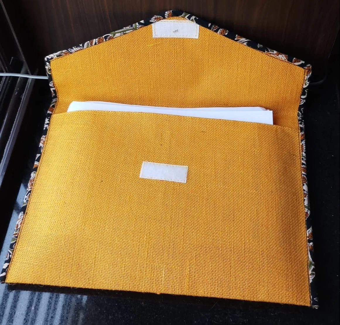 Folder With Kalamkari Piping