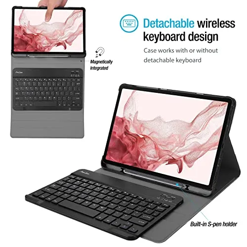 Galaxy Tab S7/ Tab S8 11 Case with Detachable Keyboard | ProCase