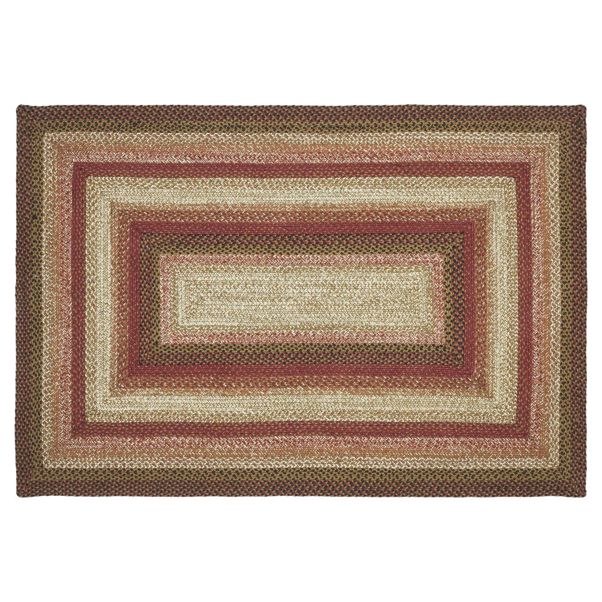 Ginger Spice Jute Rug Rect w/ Pad 60x96