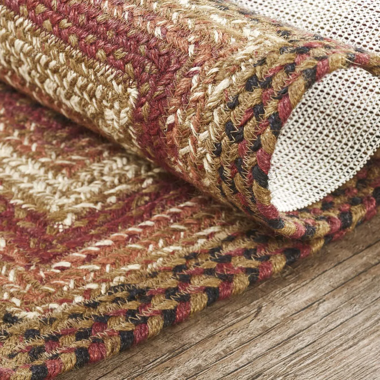 Ginger Spice Jute Rug/Runner Rect w/ Pad 22x72