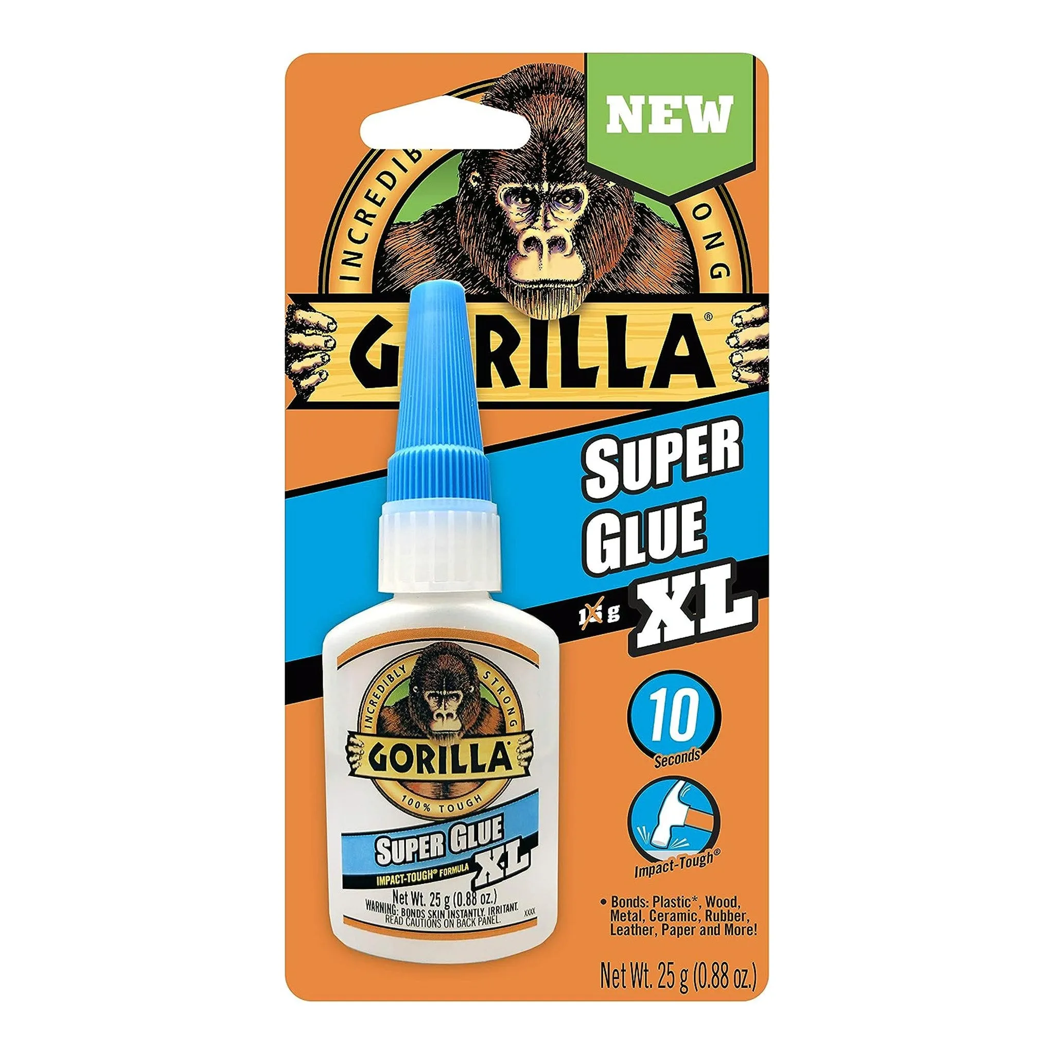 Gorilla 7400202 Super Glue XL - 25g, Clear
