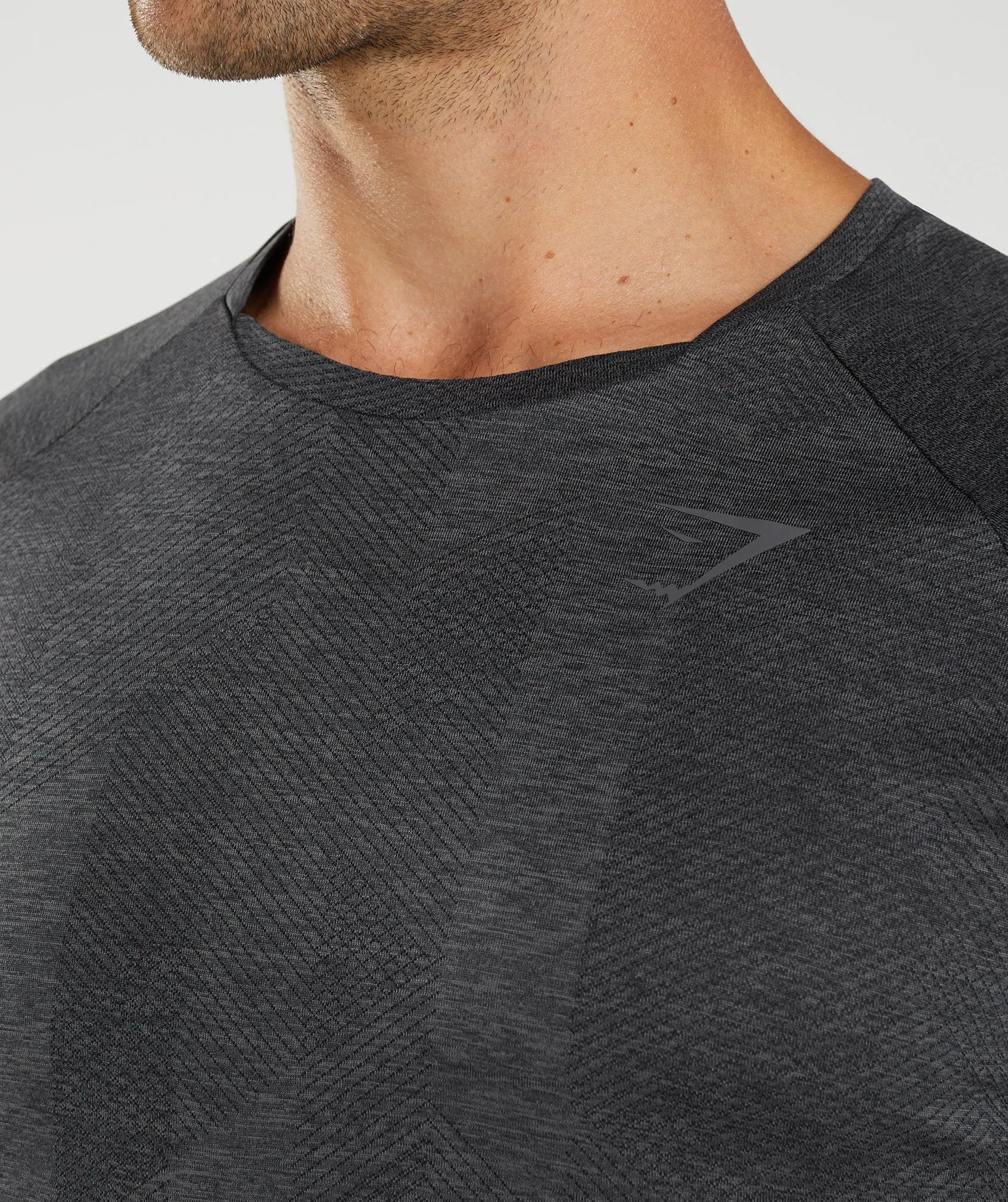 Gymshark Apex T-Shirt - Black/Silhouette Grey