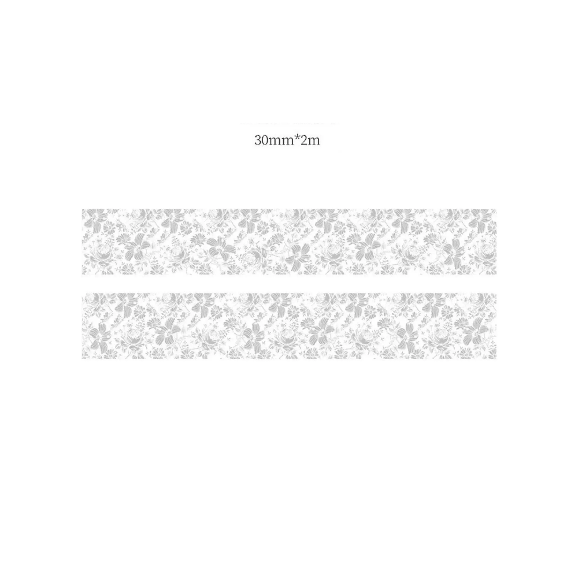 Handwritten Letter and Flower Adhesive Washi Tape