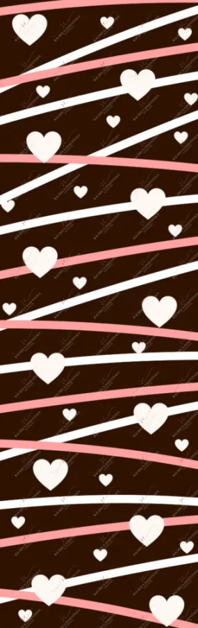 Hearts and stripes - vinyl pen wrap