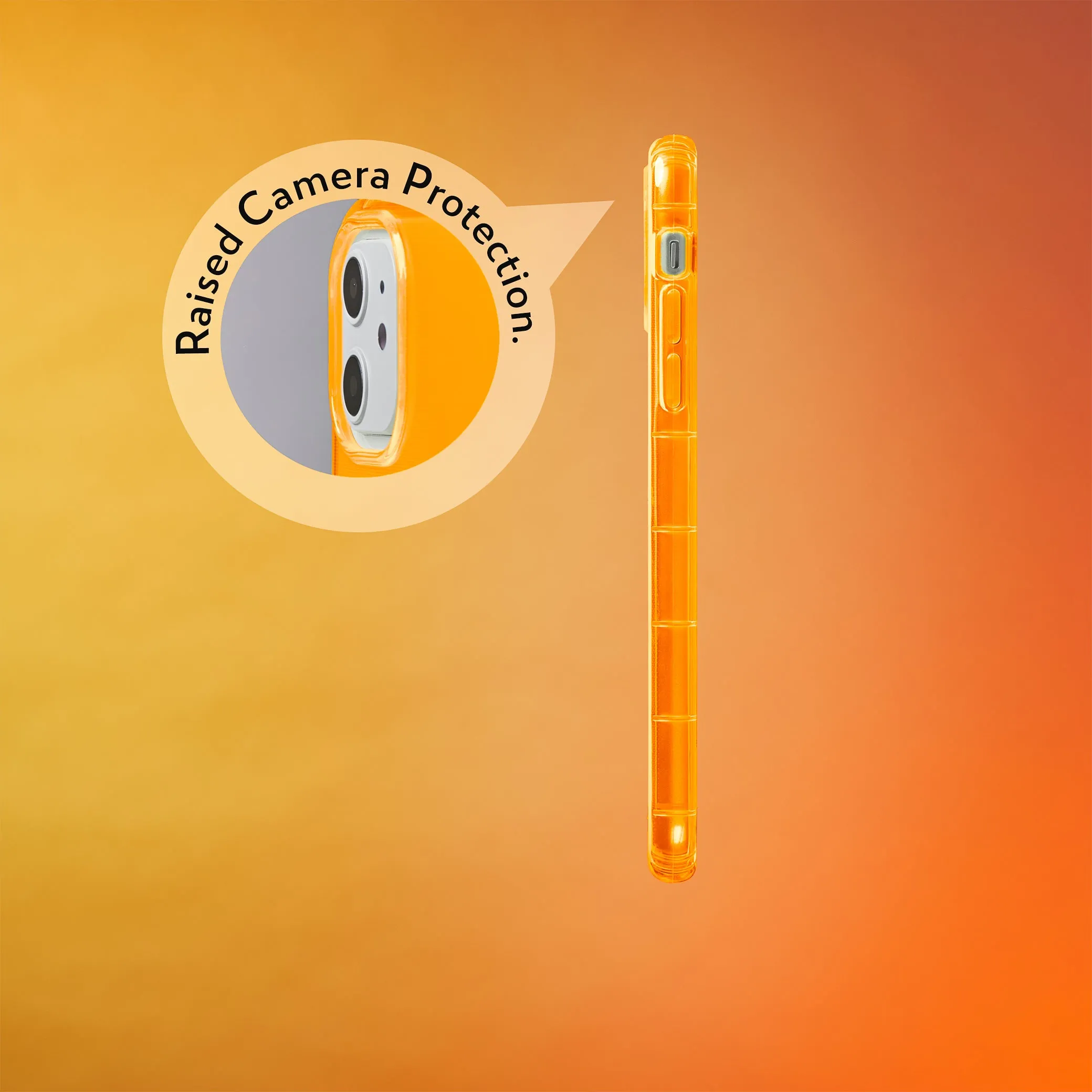 Highlighter Case for iPhone 11 - Intense Bright Orange