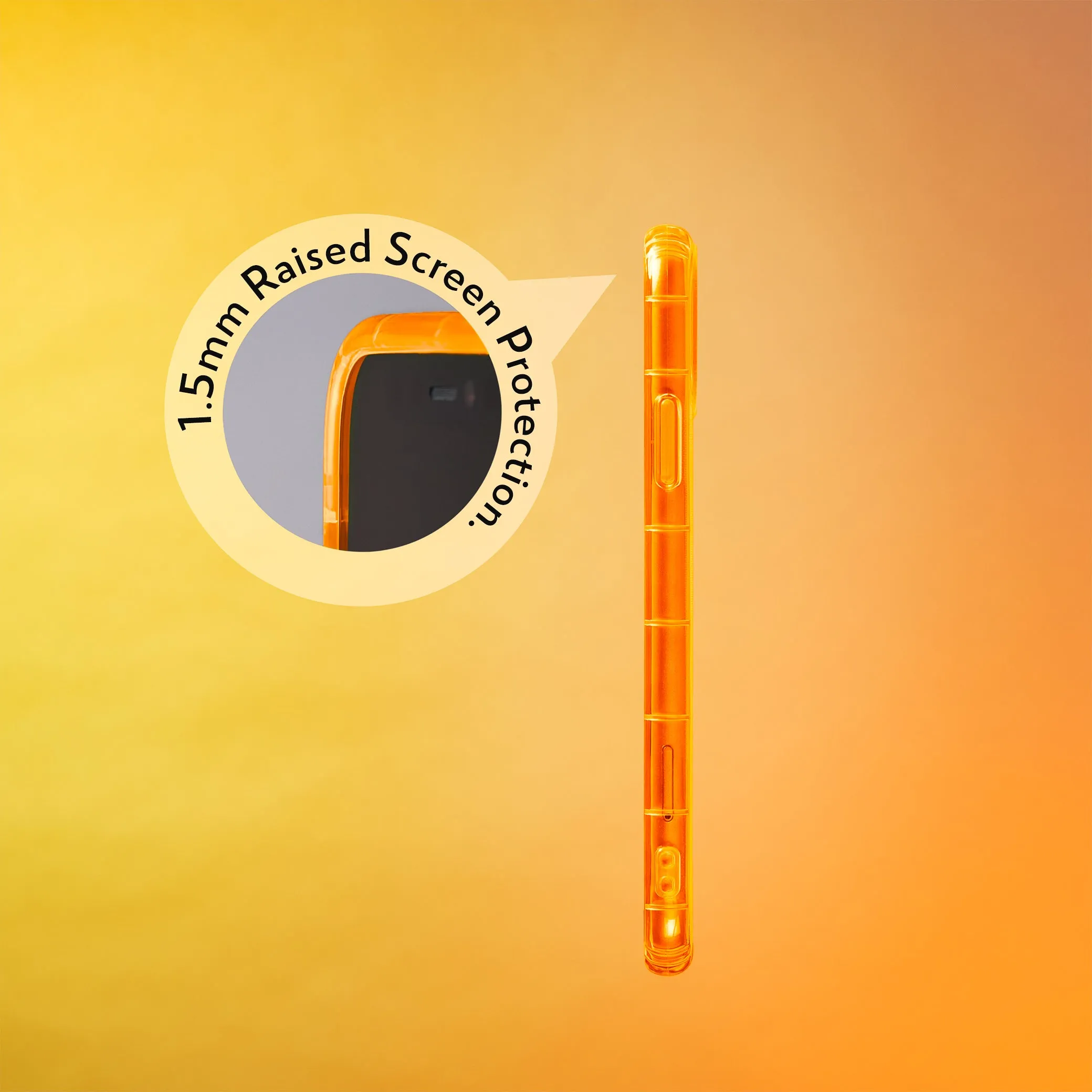 Highlighter Case for iPhone 11 - Intense Bright Orange