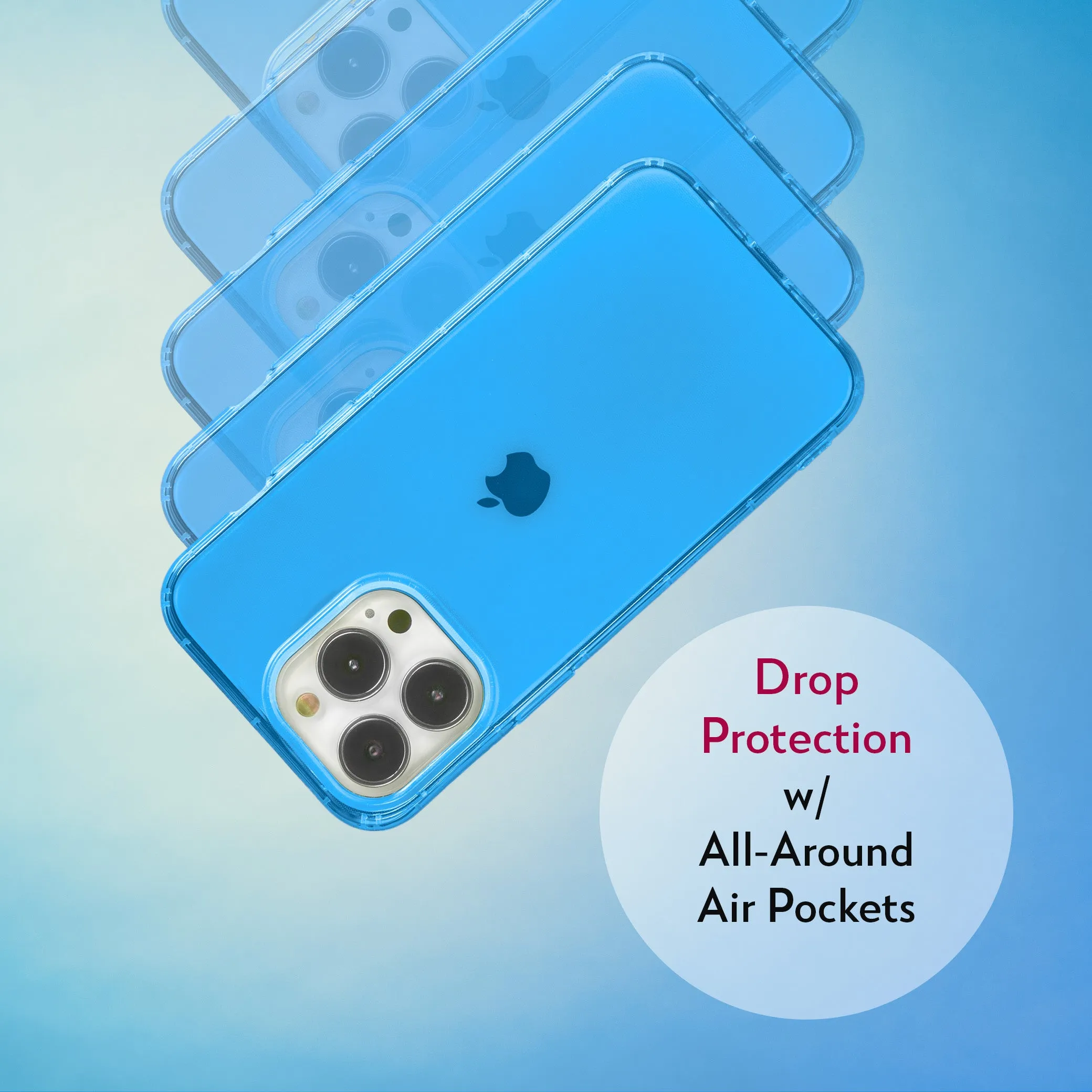 Highlighter Case for iPhone 13 Pro - Elevated Azure Blue