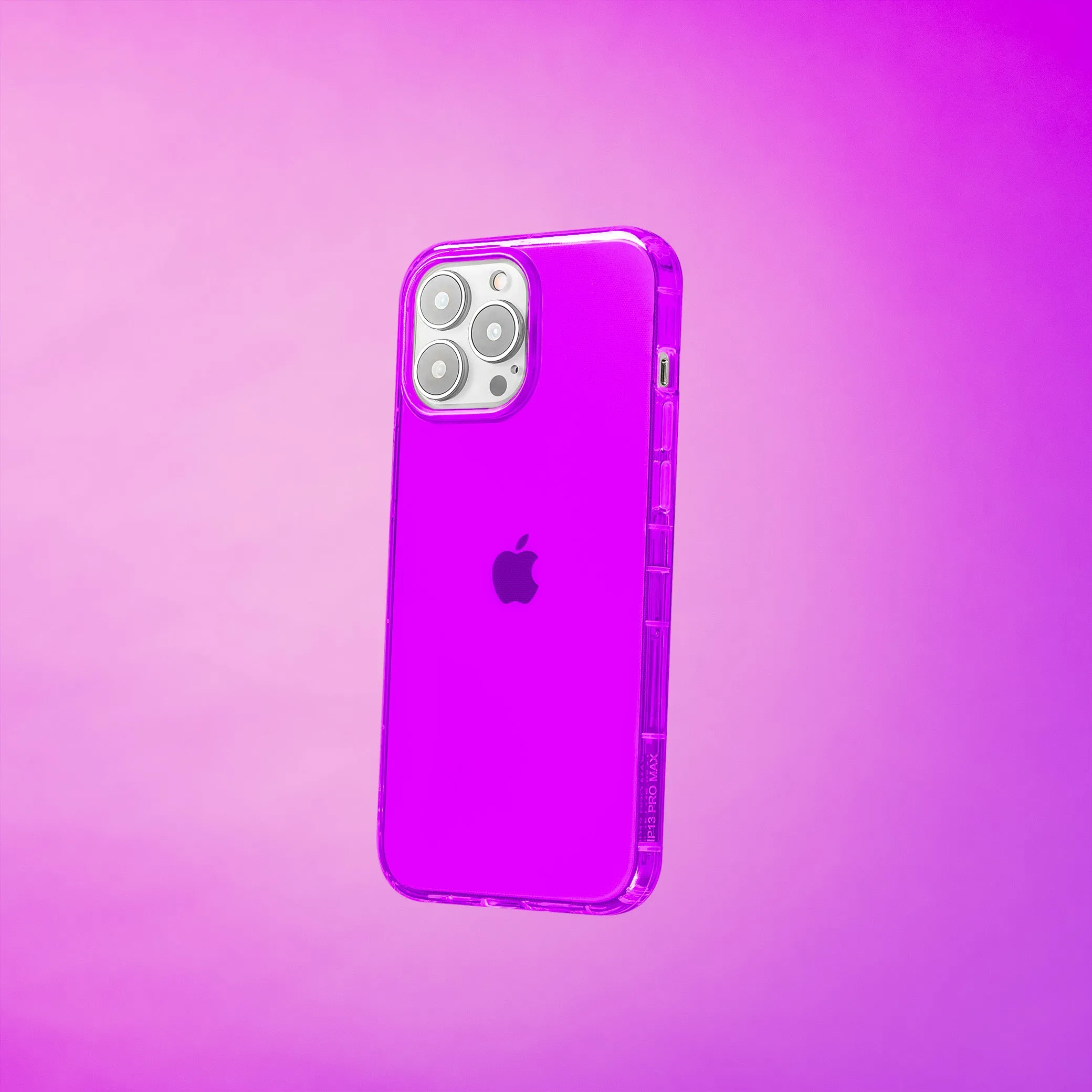 Highlighter Case for iPhone 13 Pro Max - Saturated Vivid Purple