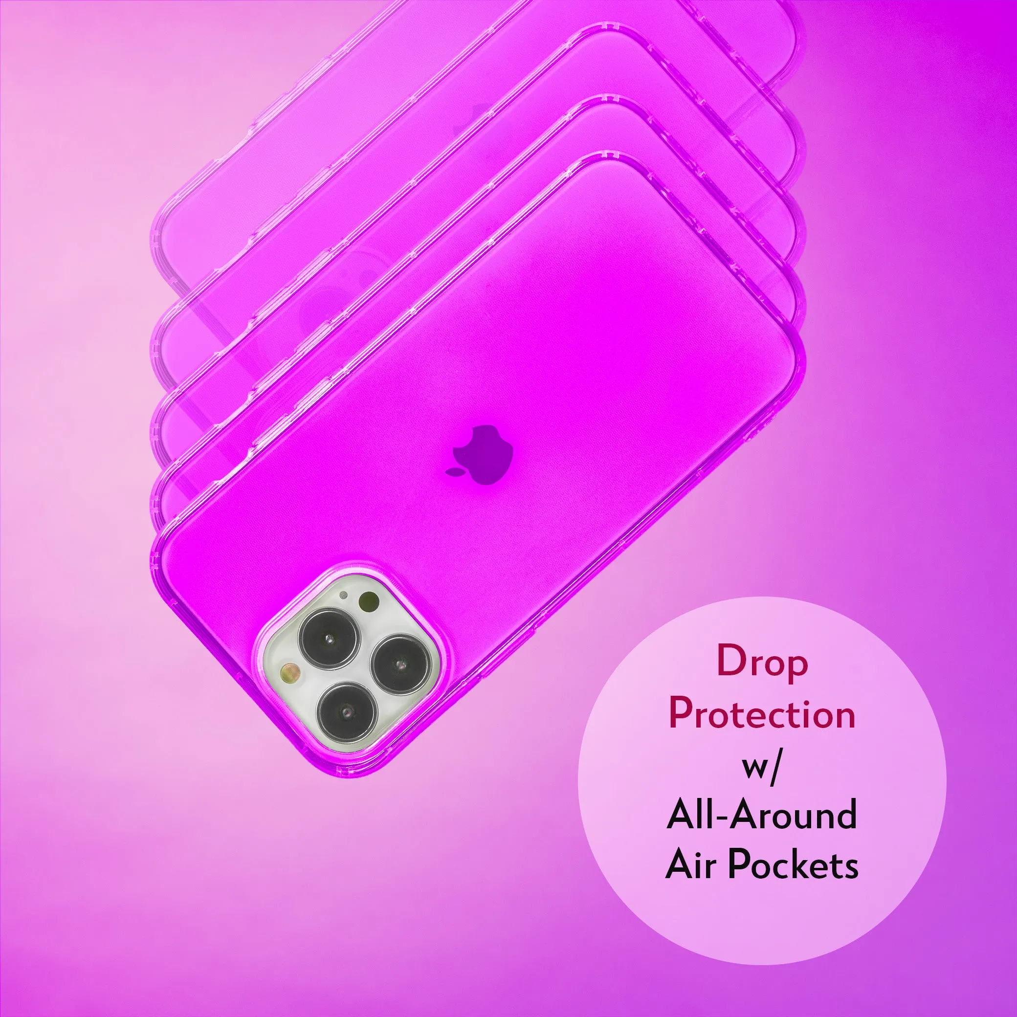 Highlighter Case for iPhone 13 Pro Max - Saturated Vivid Purple