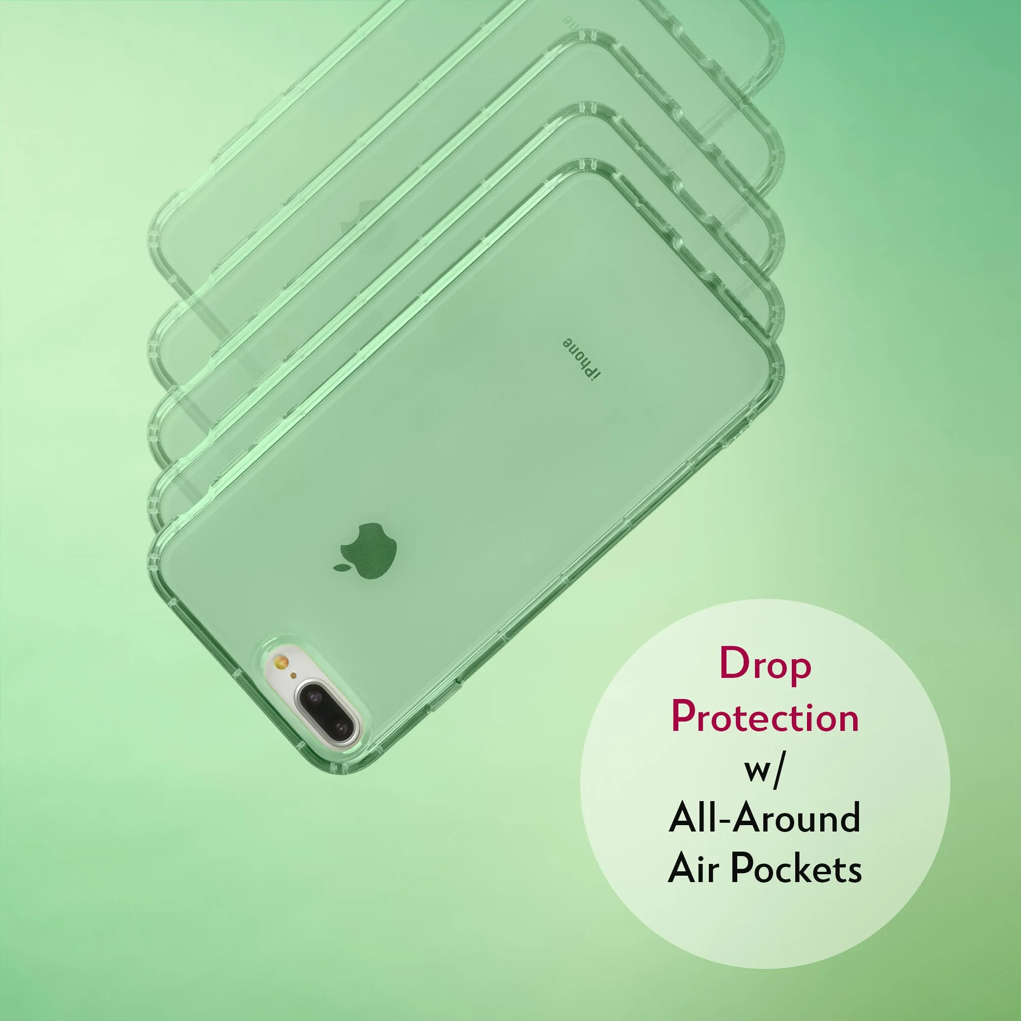 Highlighter Case for iPhone 8 Plus & iPhone 7 Plus - Precious Emerald Green
