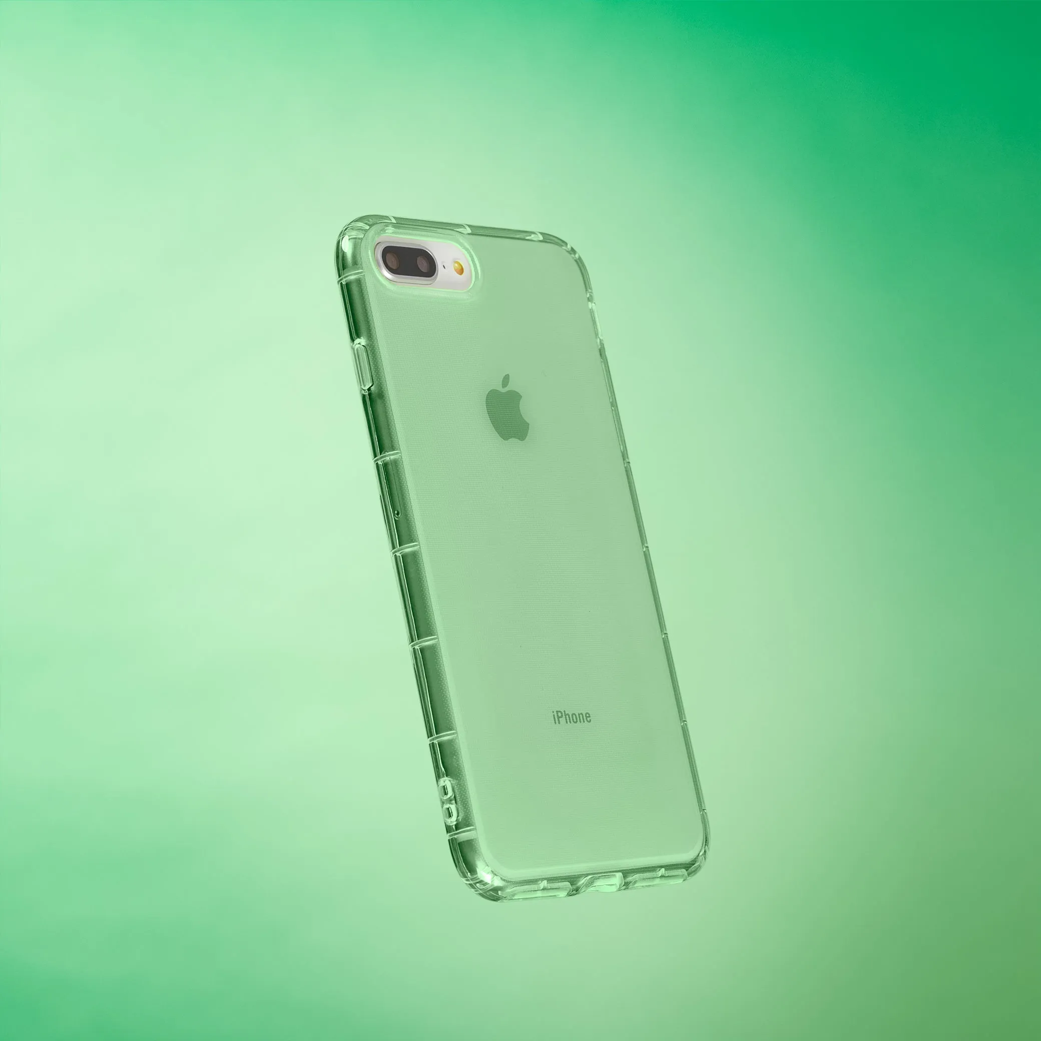 Highlighter Case for iPhone 8 Plus & iPhone 7 Plus - Precious Emerald Green
