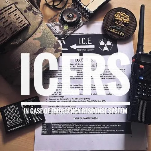 ICERS - In Case of Emergency Response System and Bugout Plan [Digital Folder]