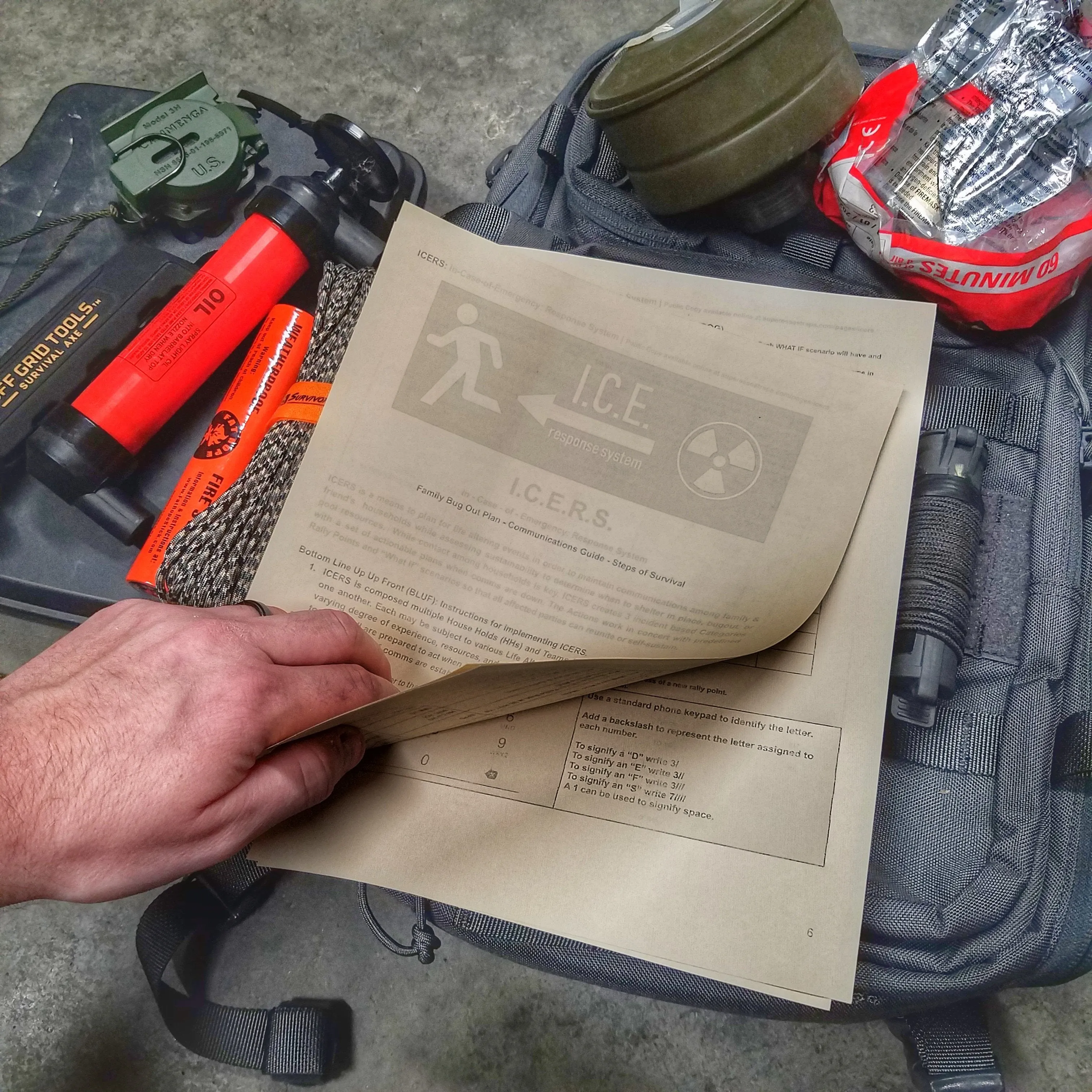 ICERS - In Case of Emergency Response System and Bugout Plan [Digital Folder]