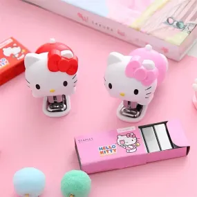 Kawaii Hello Kitty Stapler Set