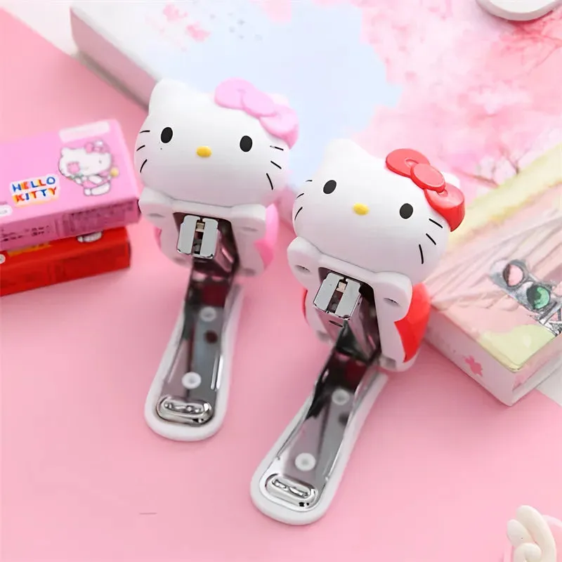 Kawaii Hello Kitty Stapler Set