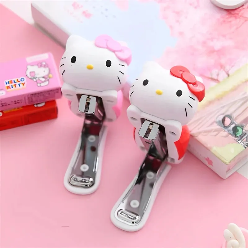Kawaii Hello Kitty Stapler Set