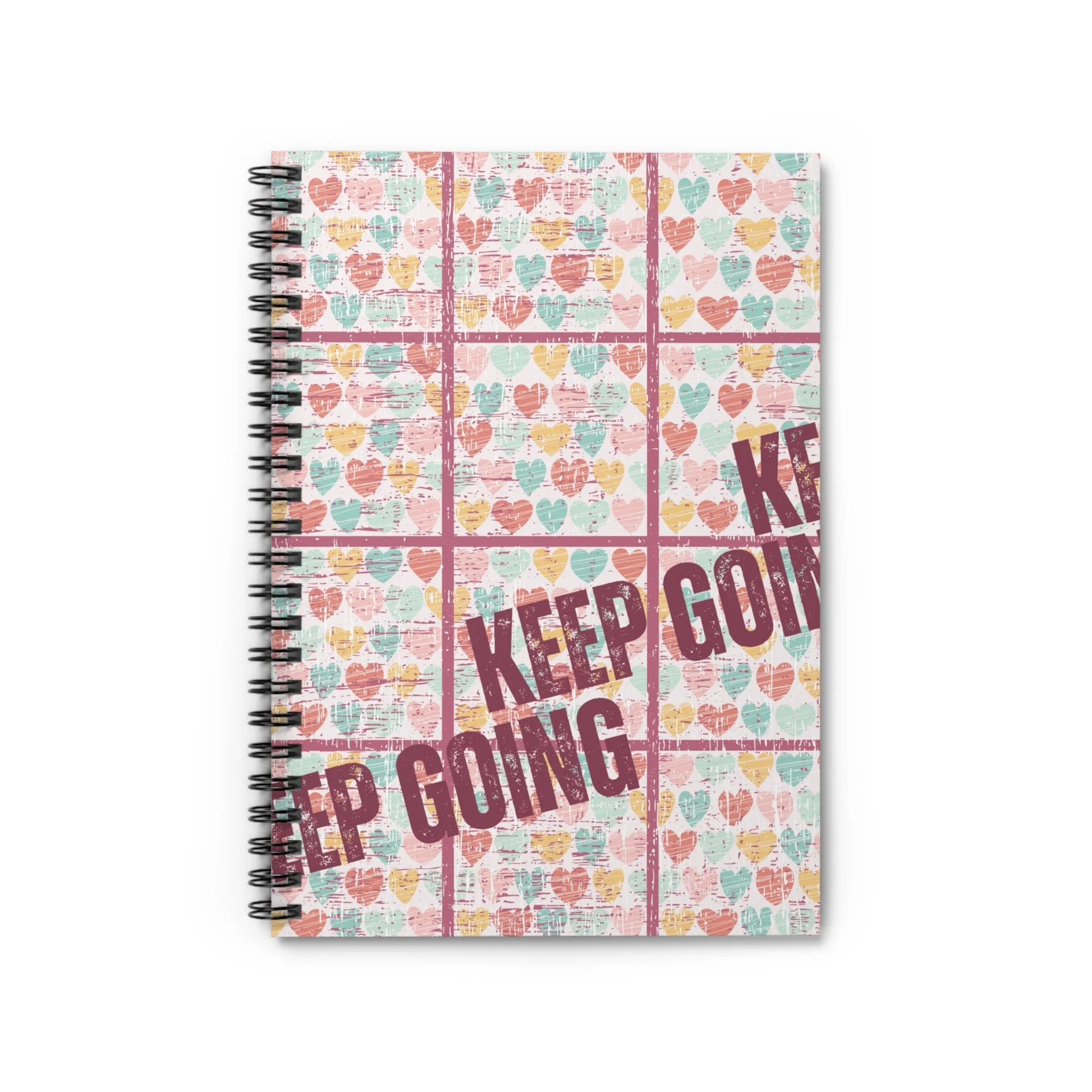 Keep Going: Heartfelt Spiral Notebook for Daily Inspiration and Positive Reflections