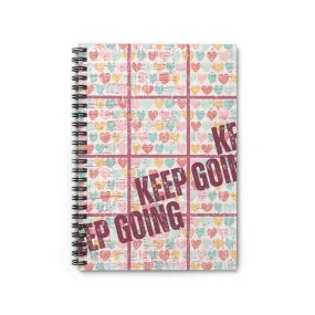 Keep Going: Heartfelt Spiral Notebook for Daily Inspiration and Positive Reflections