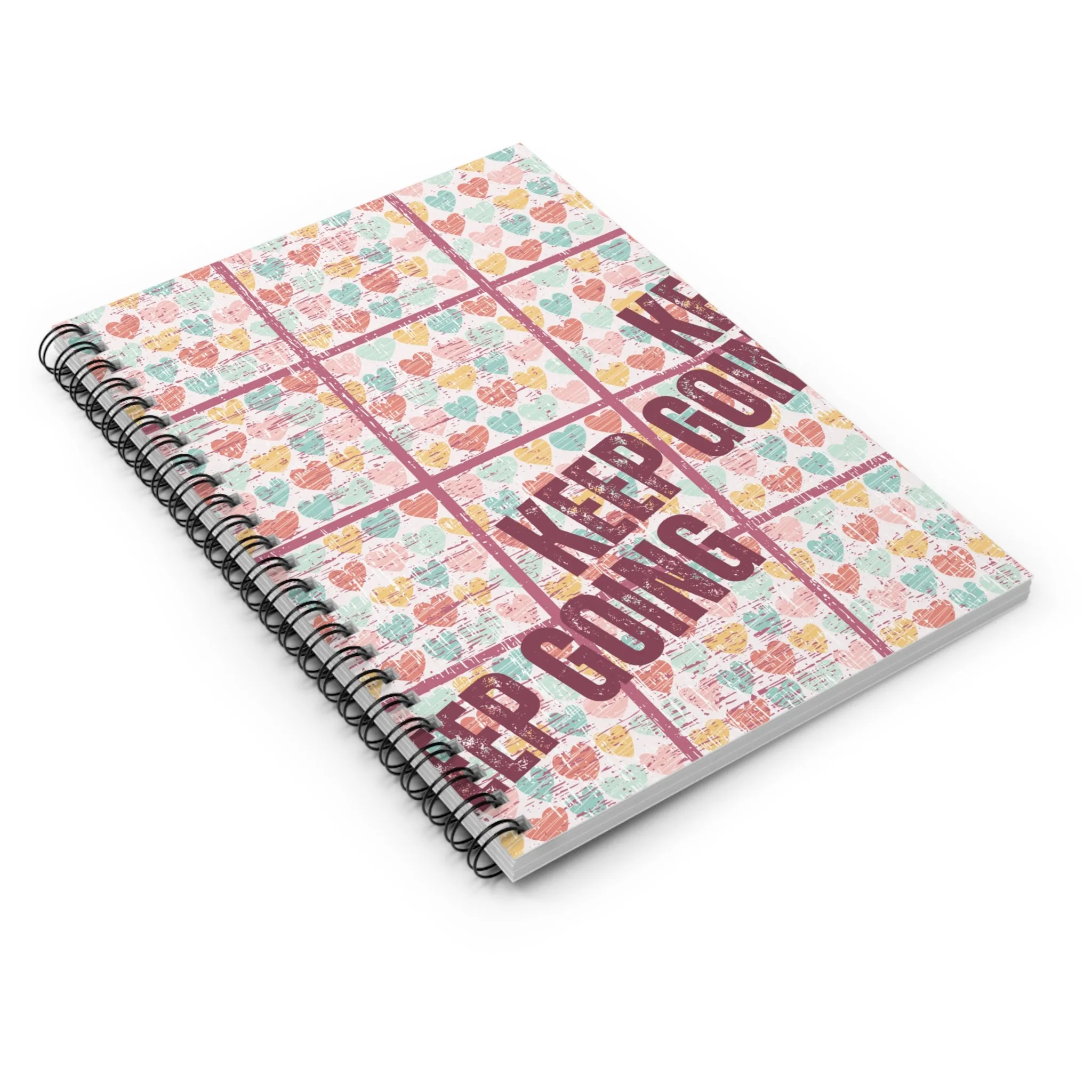 Keep Going: Heartfelt Spiral Notebook for Daily Inspiration and Positive Reflections