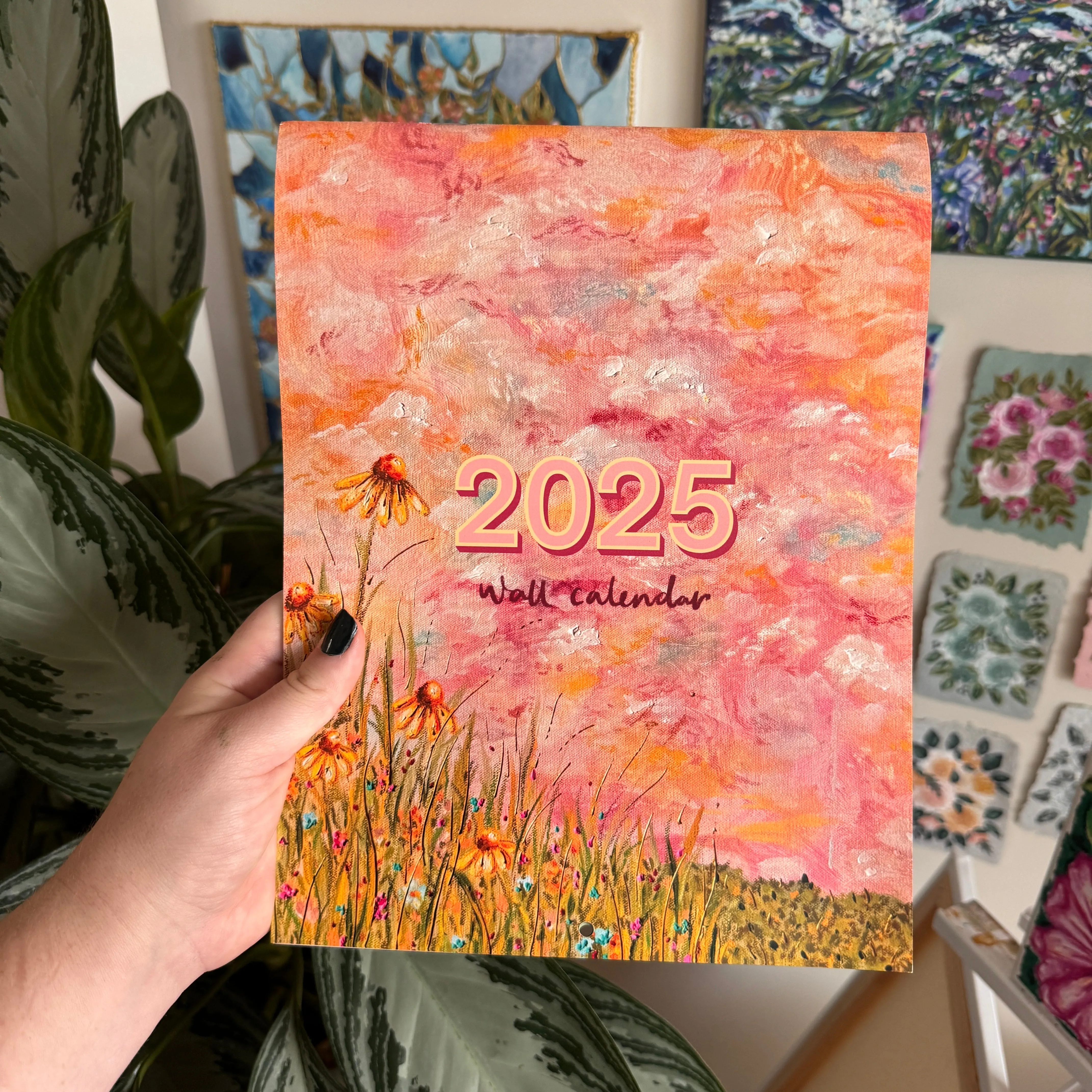 KT’s Canvases 2025 Wall Calendar