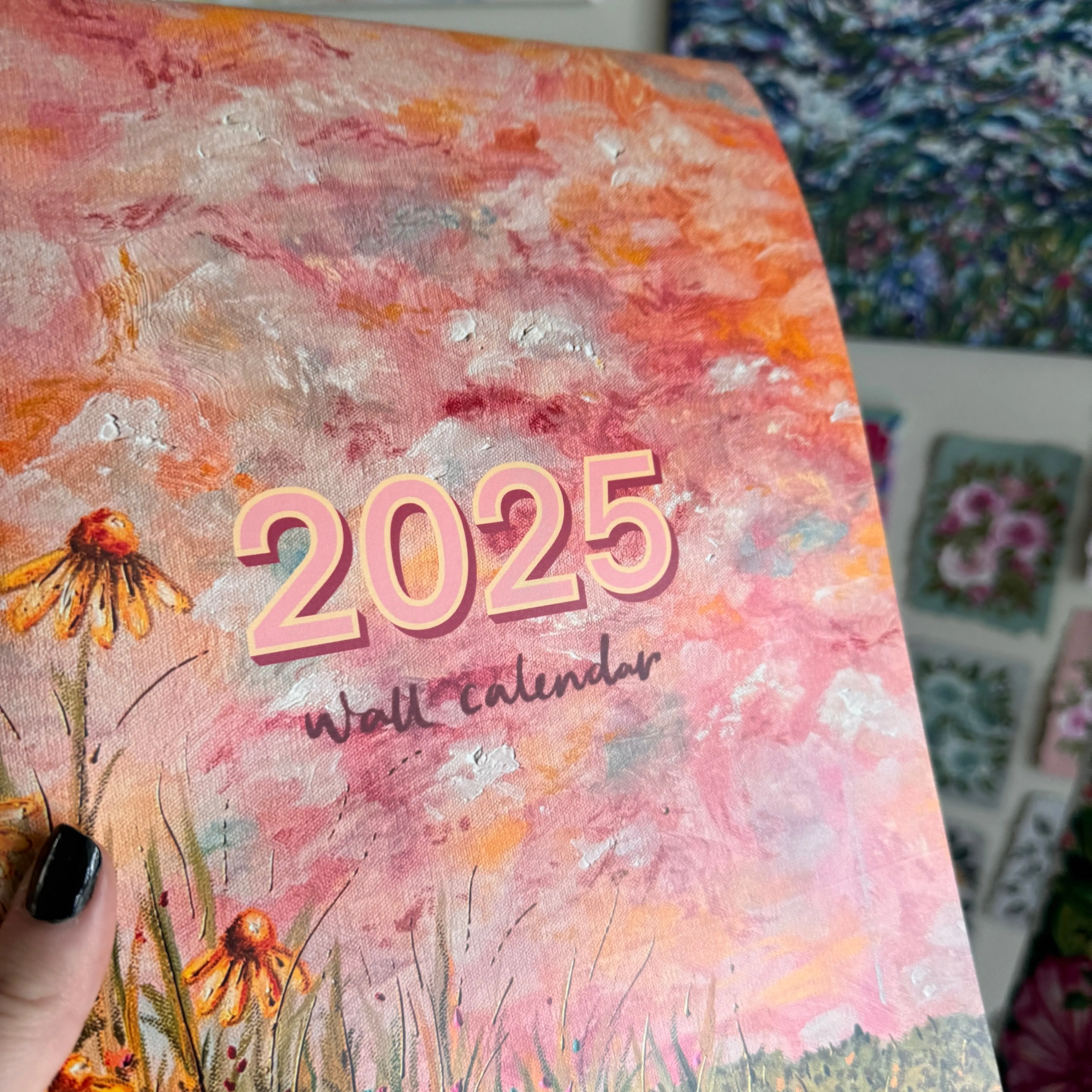 KT’s Canvases 2025 Wall Calendar