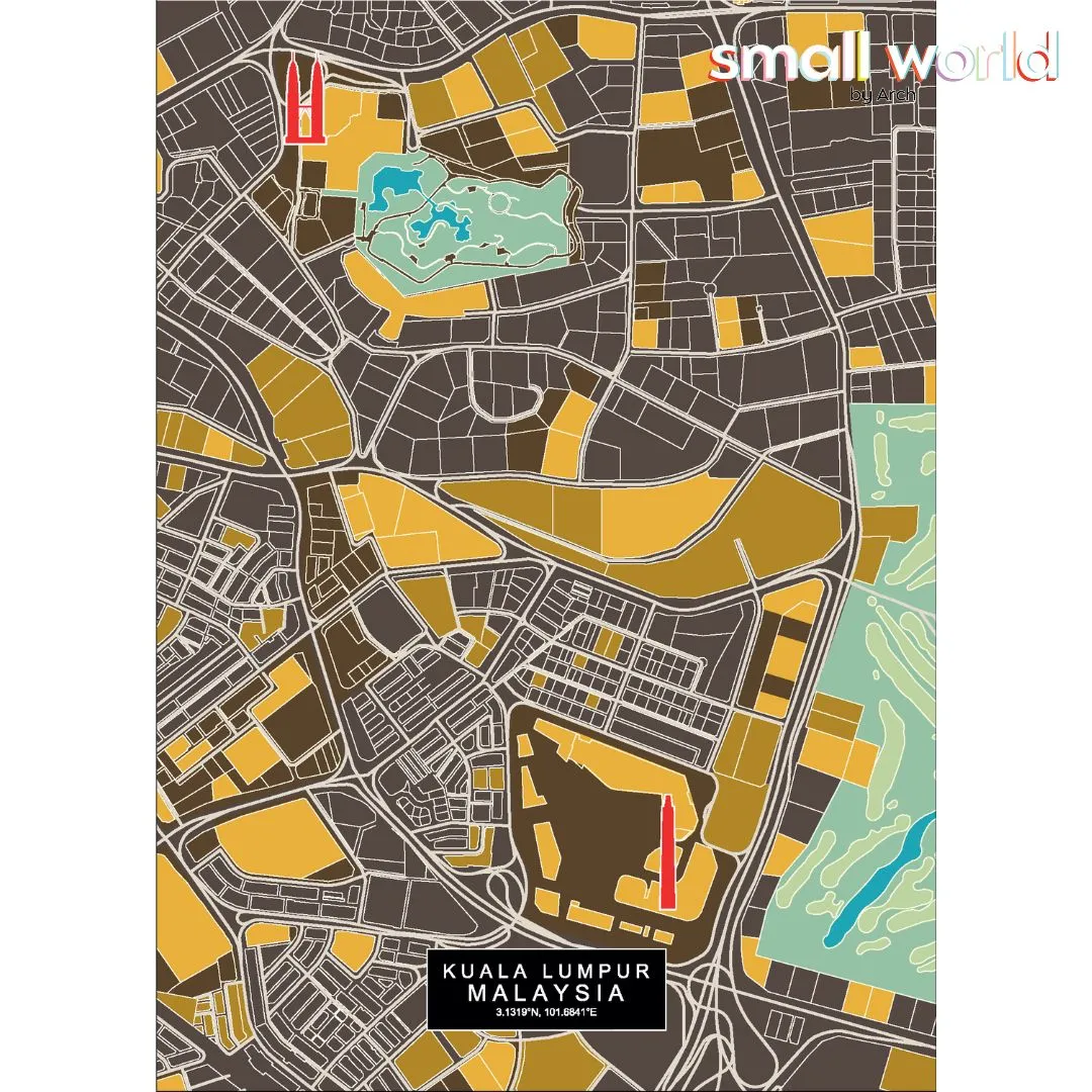 Kuala Lumpur Series - Notebook (NBK-MAP100)
