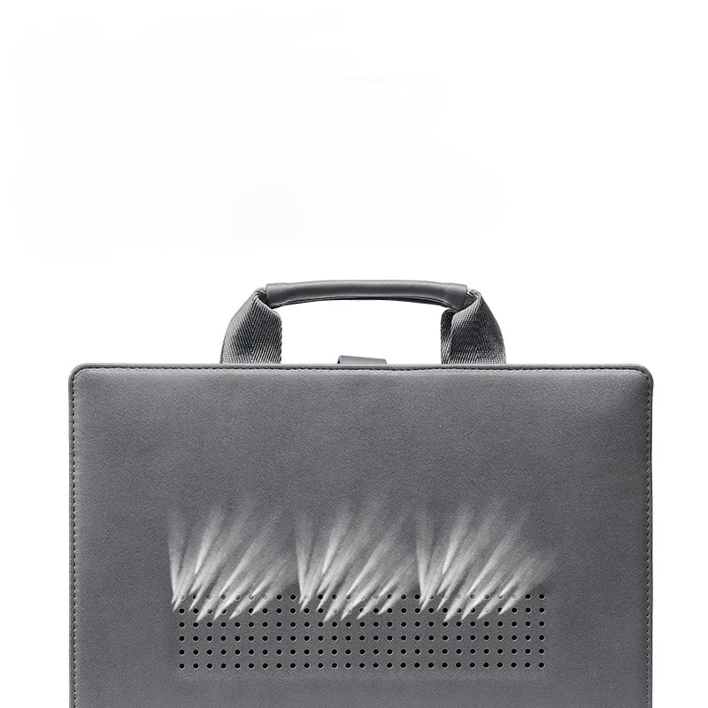Leather computer cover bag for Macbook Air/Pro laptop bag