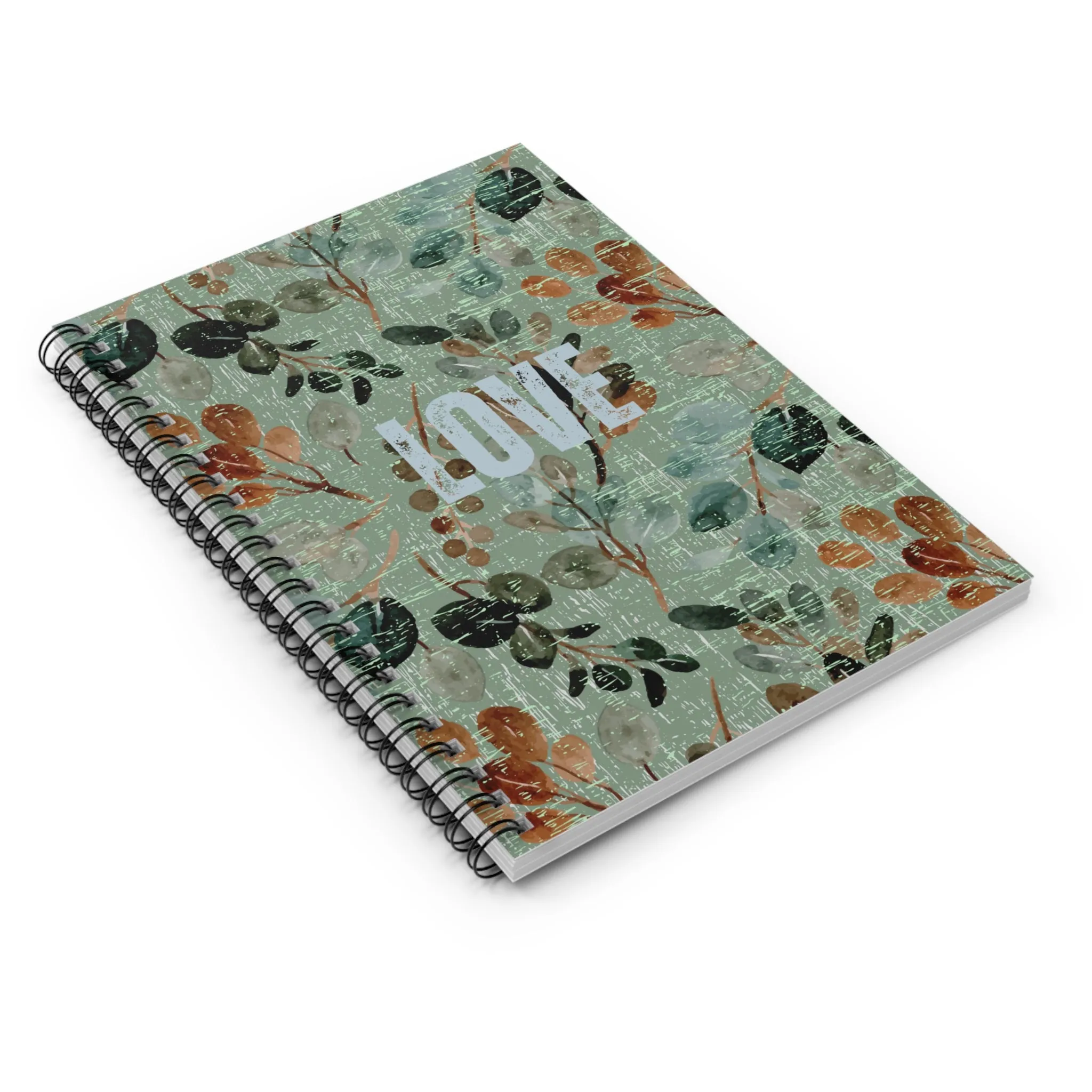 Love in Bloom: Ruled Spiral Notebook for Heartfelt Reflections