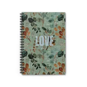 Love in Bloom: Ruled Spiral Notebook for Heartfelt Reflections