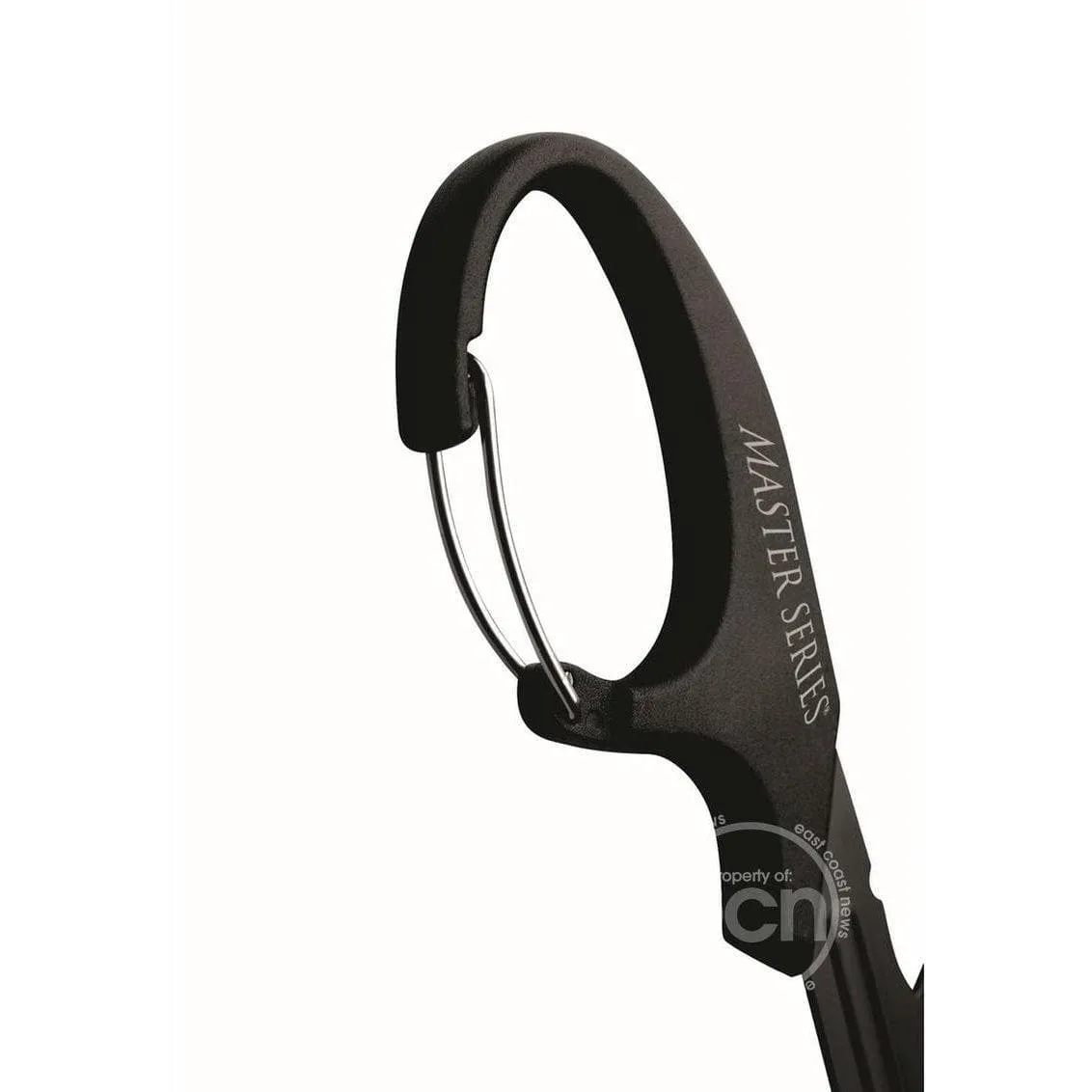 Master Series Snip Heavy Duty Bondage Stainless Steel Scissors with Clip Black
