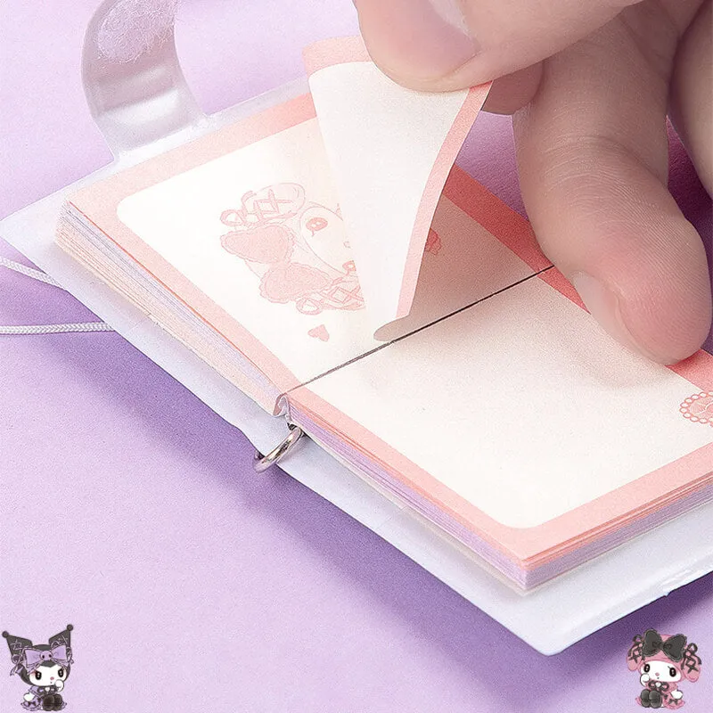 Midnight Melokuro Mini Memo Pads 2pcs Set