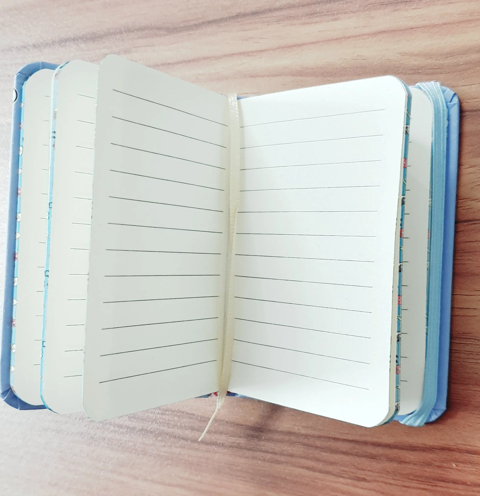 Mini Pocket Diary with Band - Unicorn Floral