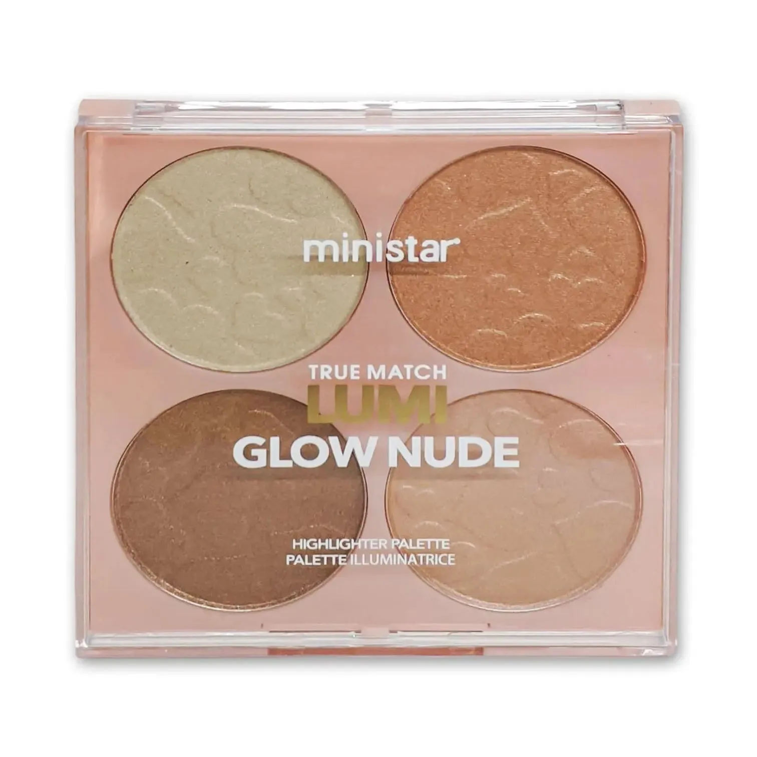 Ministar True Match Lumi Glow Nude Highlighter Palette