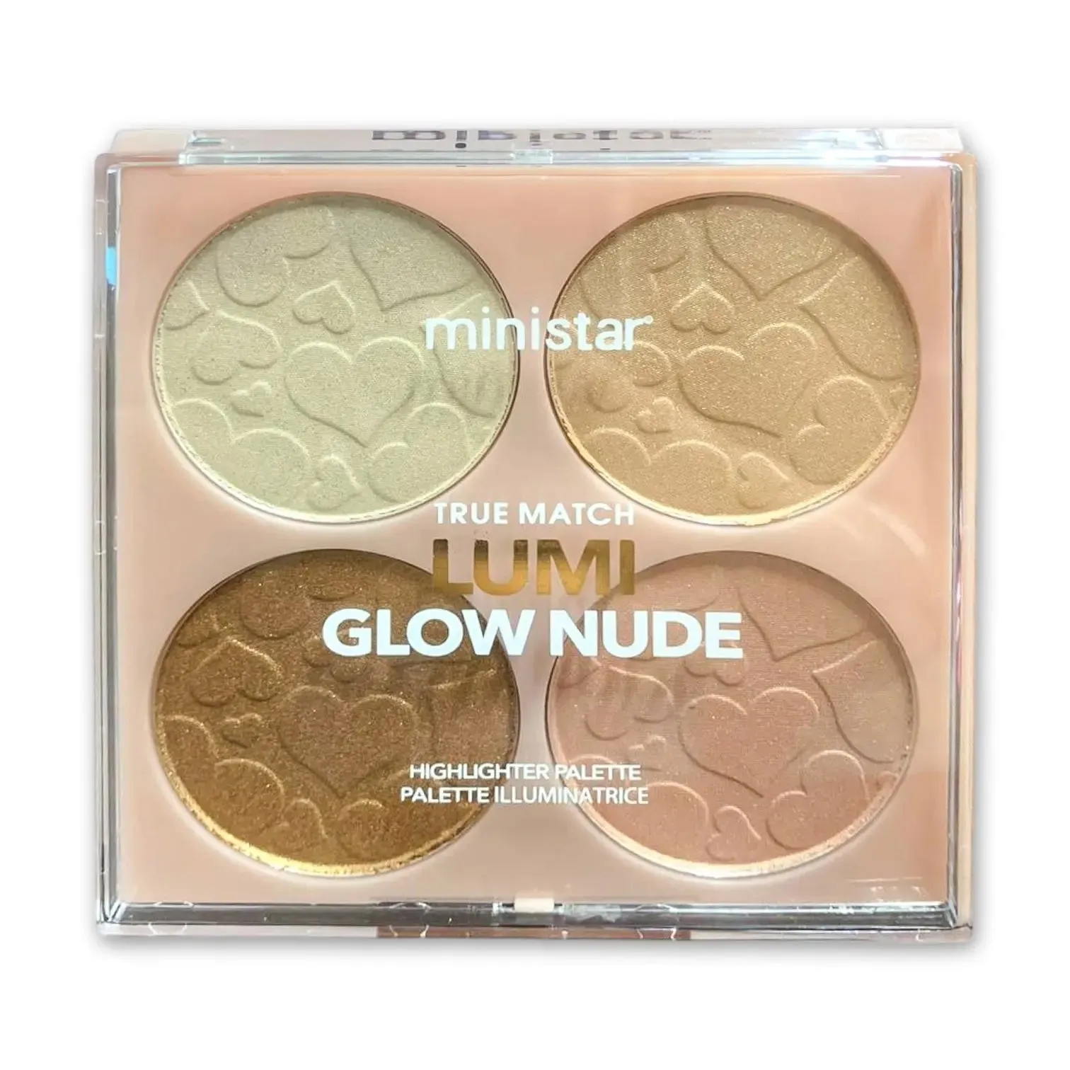 Ministar True Match Lumi Glow Nude Highlighter Palette