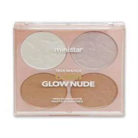 Ministar True Match Lumi Glow Nude Highlighter Palette
