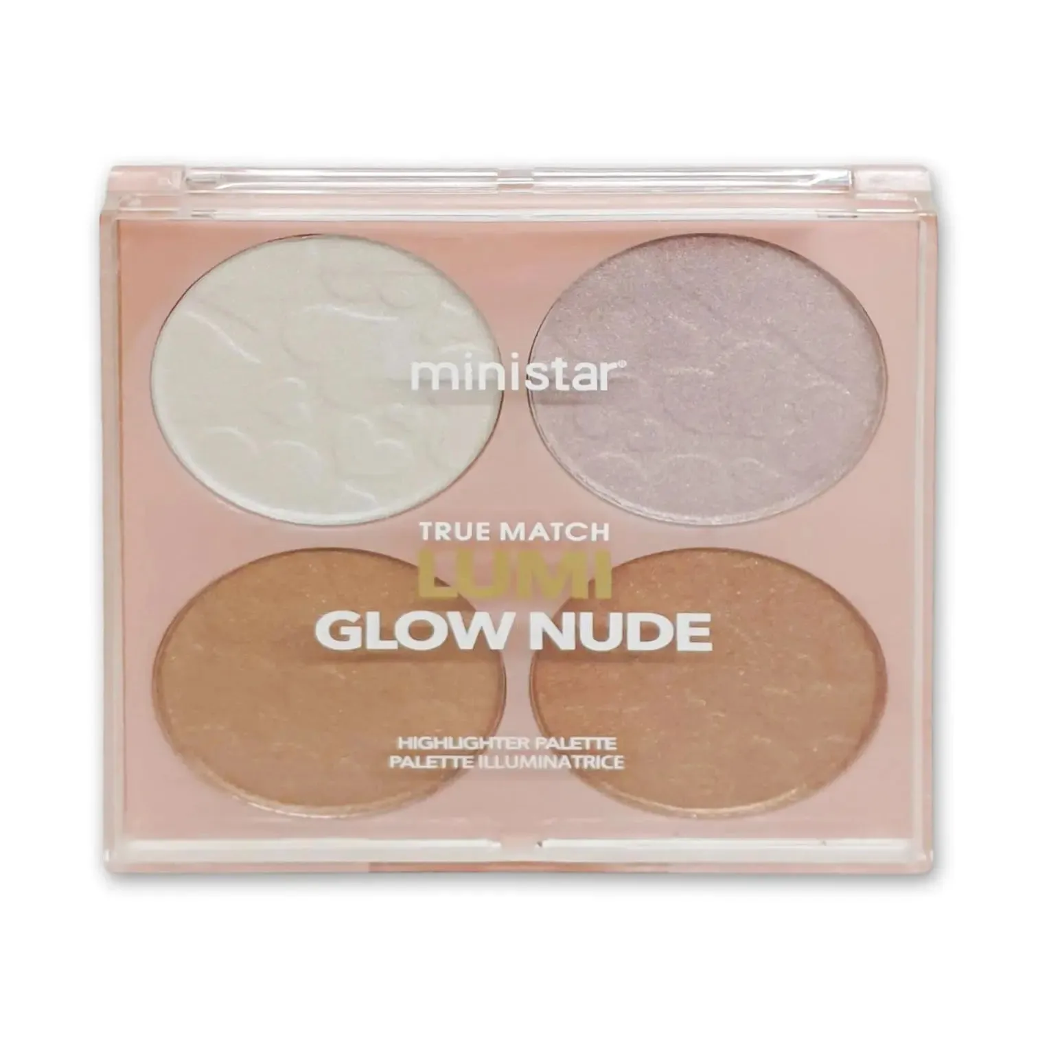 Ministar True Match Lumi Glow Nude Highlighter Palette
