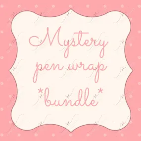 Mystery pen wrap *bundle*