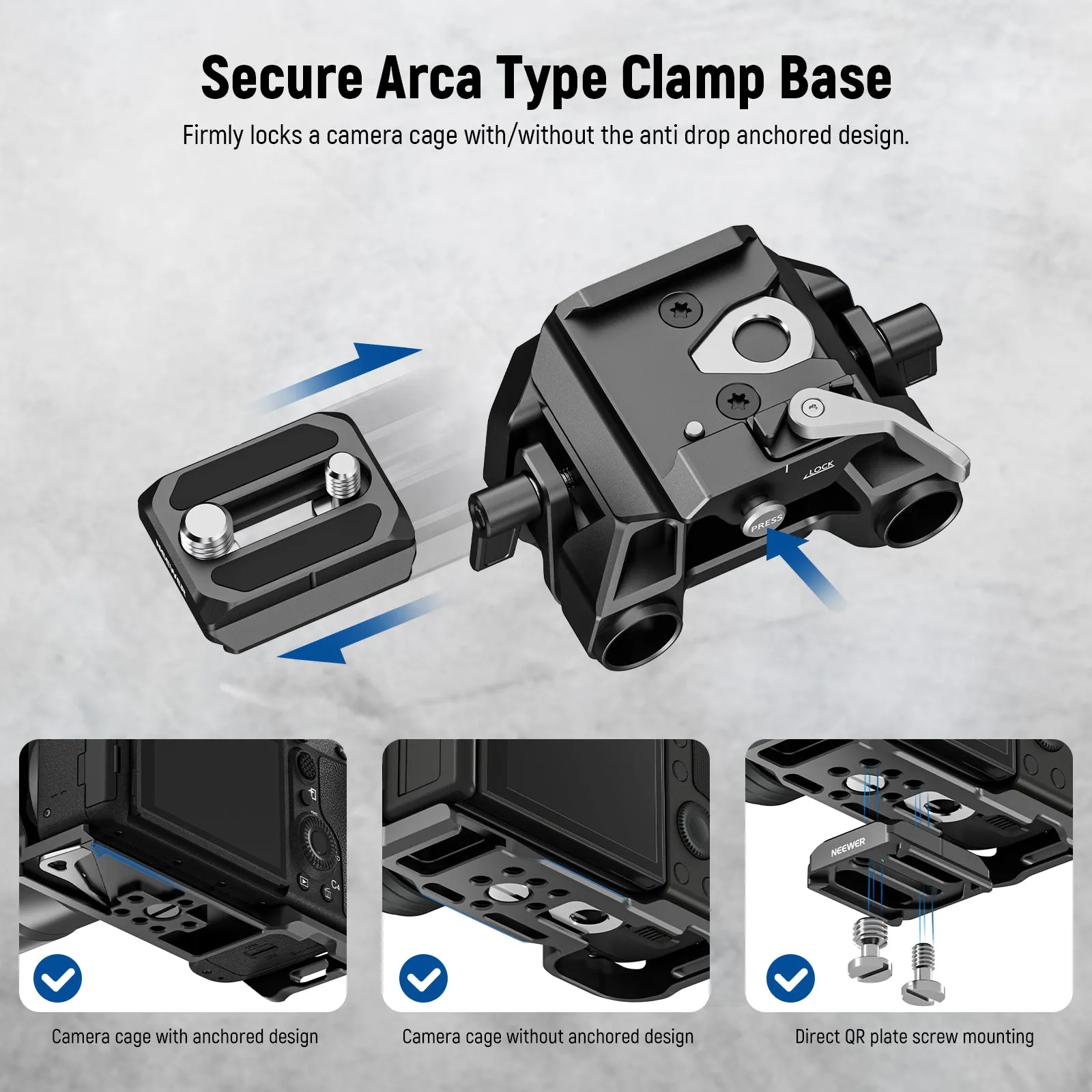 NEEWER SR006 15mm LWS Baseplate