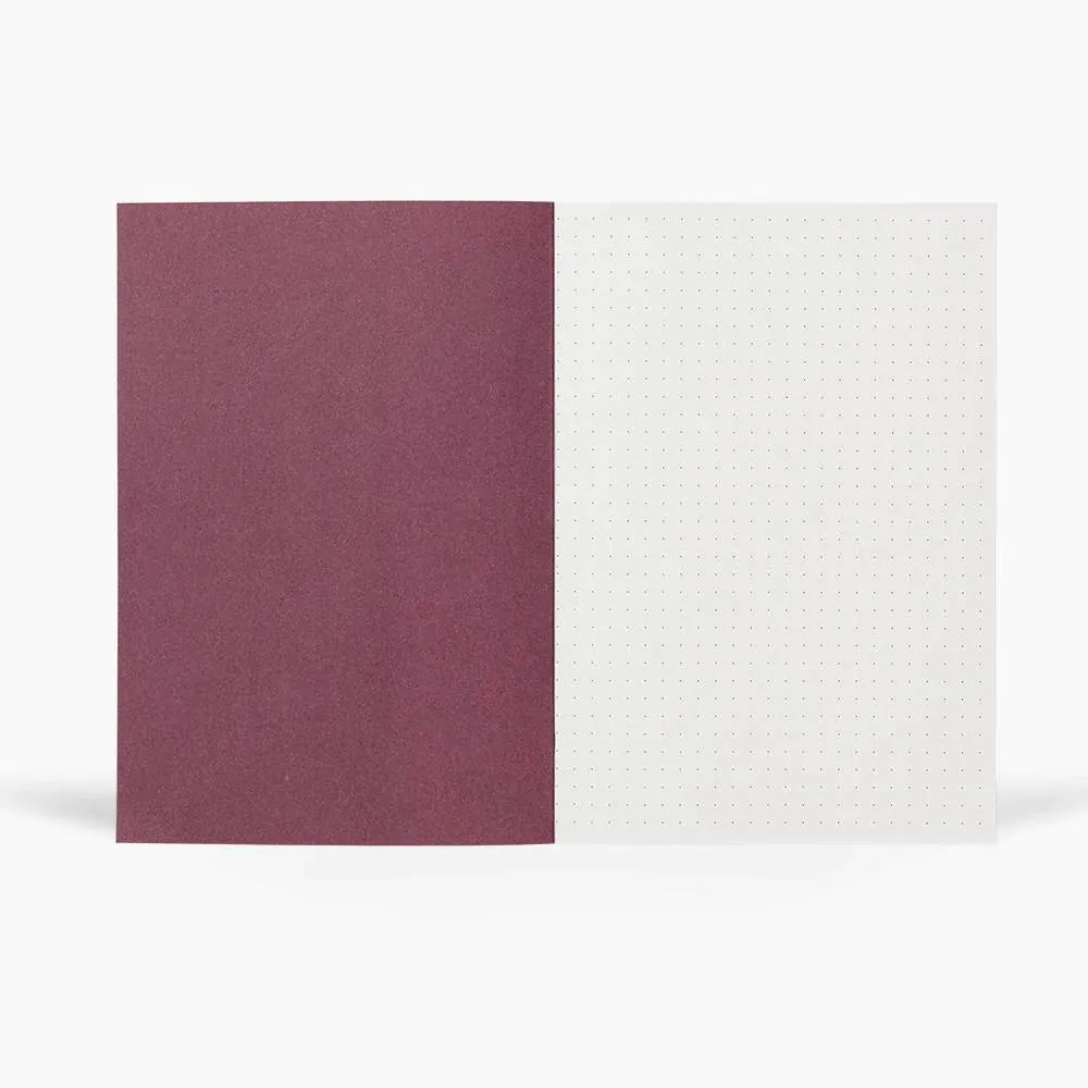 Notem VITA Softcover Notebook - Medium, Ochre Lines, Dot Grid