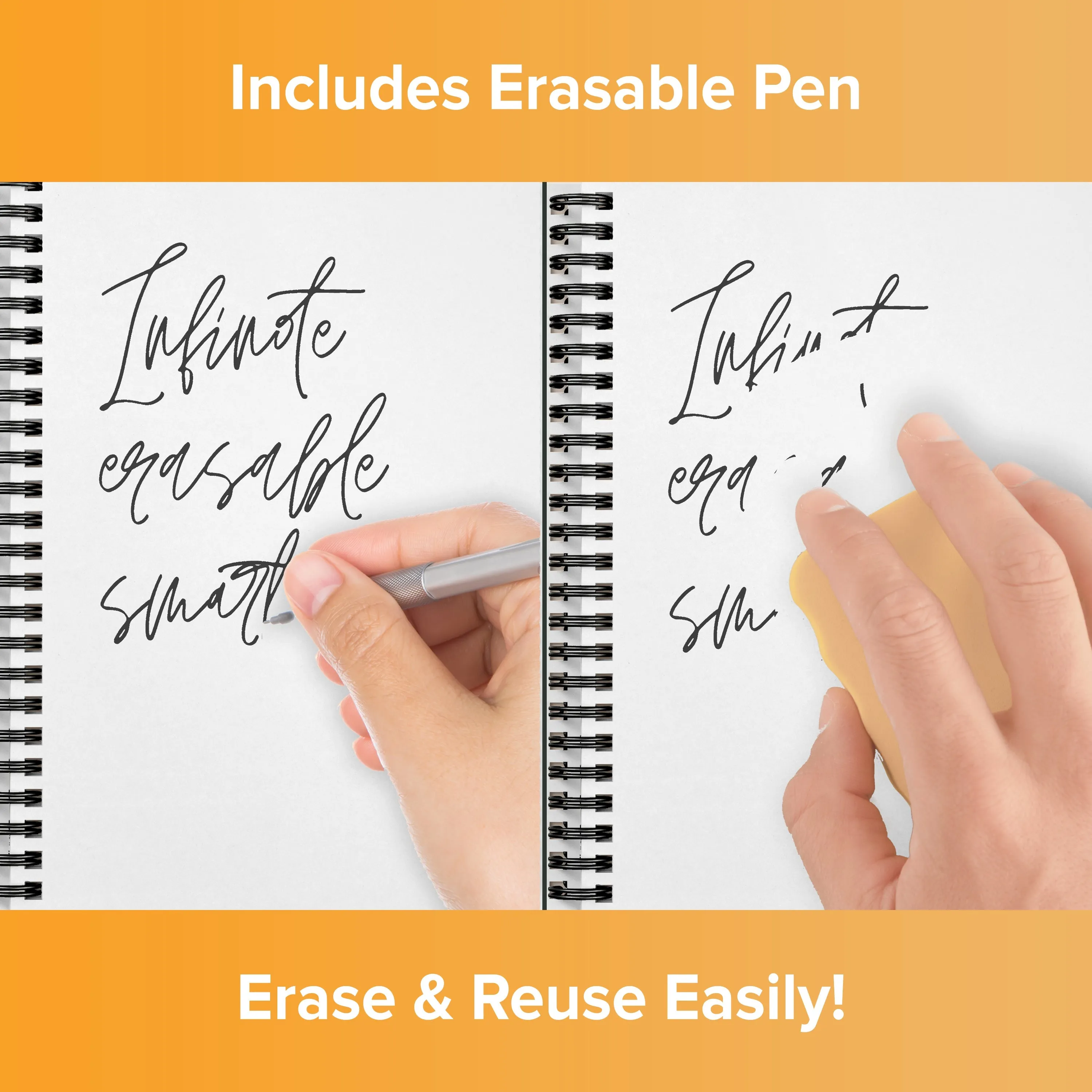 Originals Reusable Smartbook  (A4 Size, 50 page | 50 Side | 25 sheets )