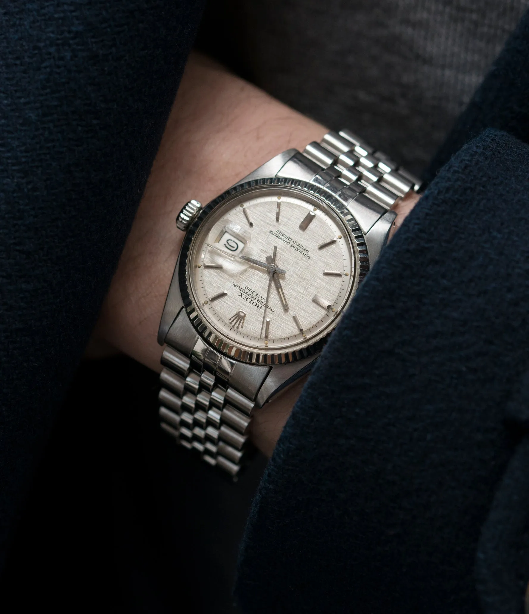 Oyster Perpetual Datejust 1601 | Sigma Linen | Steel