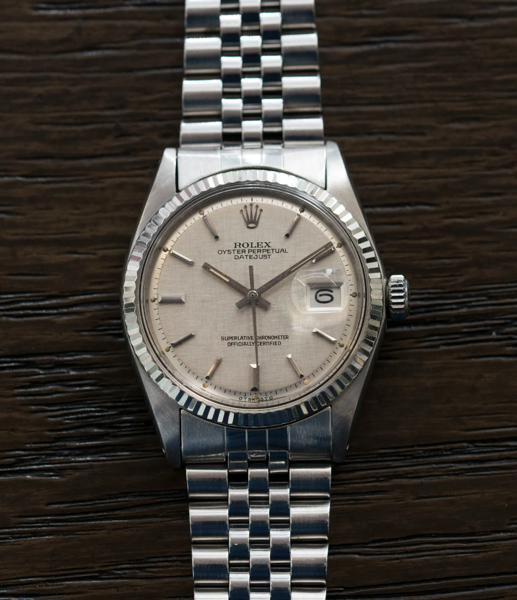 Oyster Perpetual Datejust 1601 | Sigma Linen | Steel