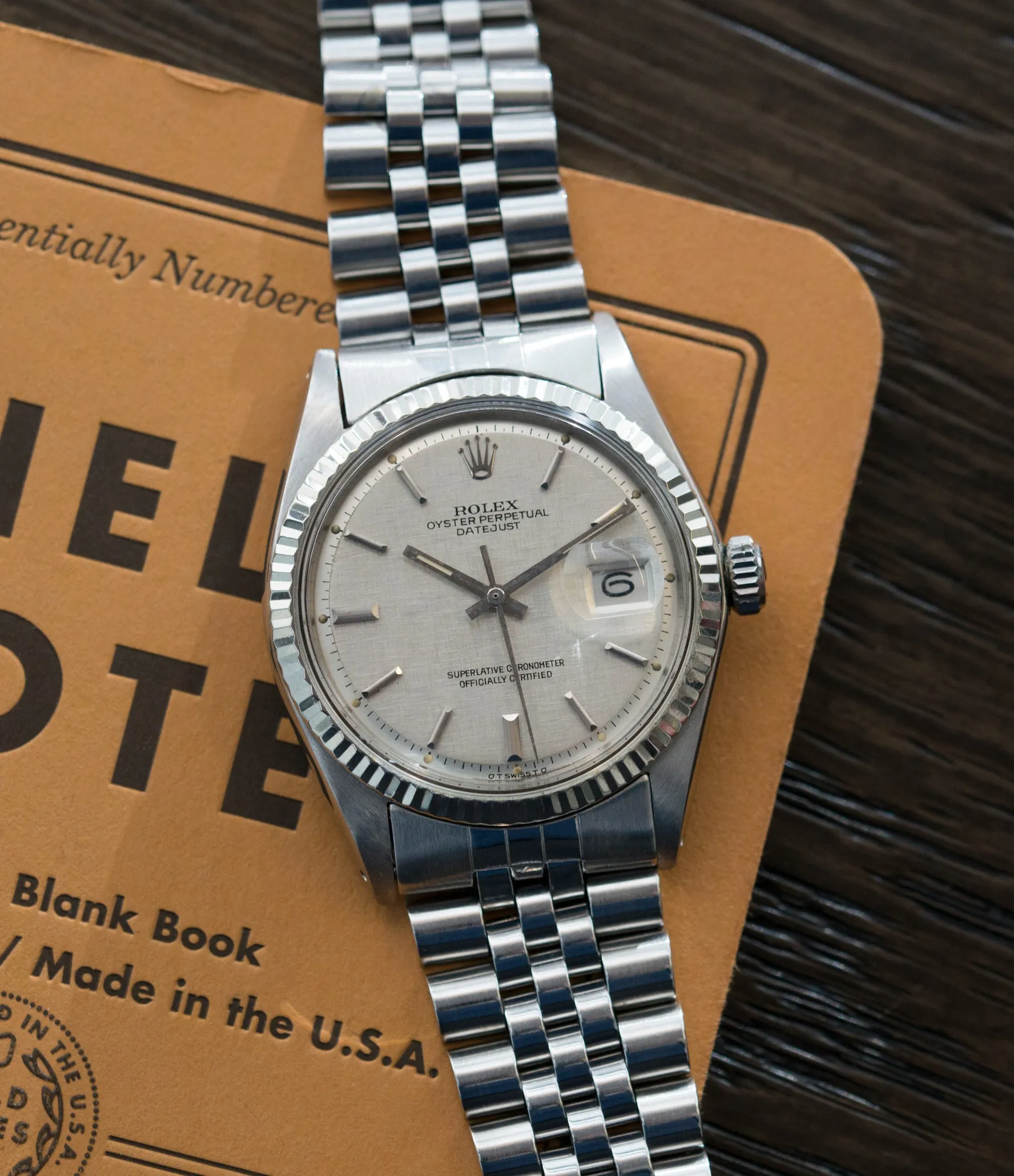 Oyster Perpetual Datejust 1601 | Sigma Linen | Steel