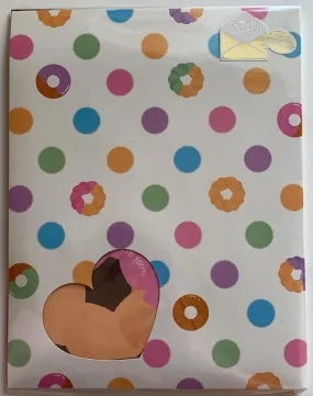 Q-Lia Donut Vintage Folder Letter Set
