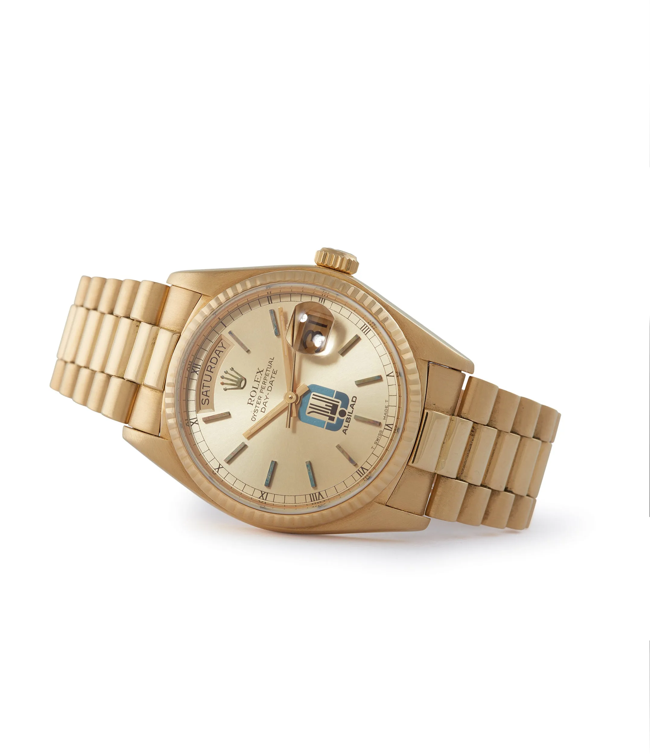 Rolex Day-Date 18038 | “Albilad” | Yellow Gold