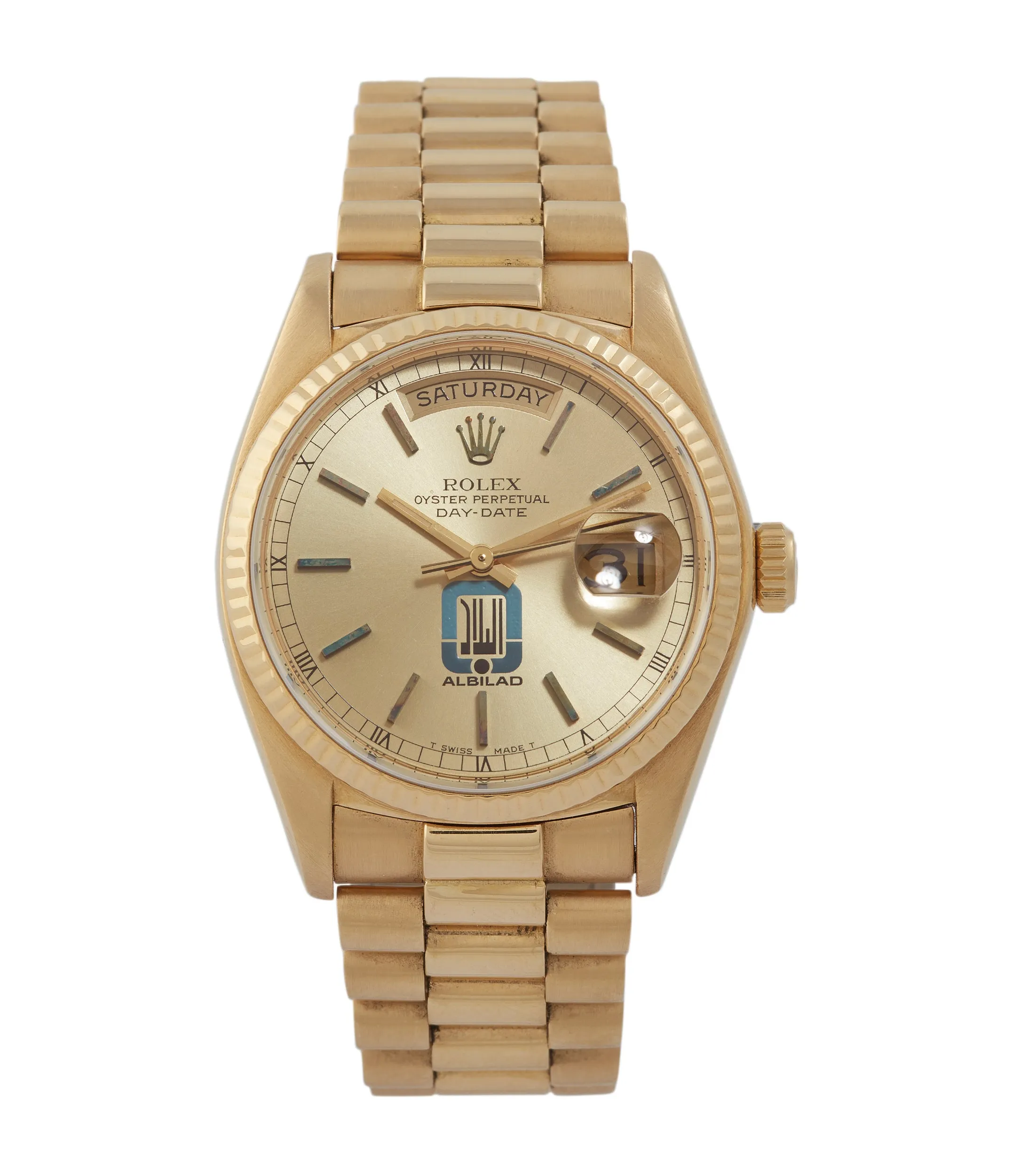 Rolex Day-Date 18038 | “Albilad” | Yellow Gold