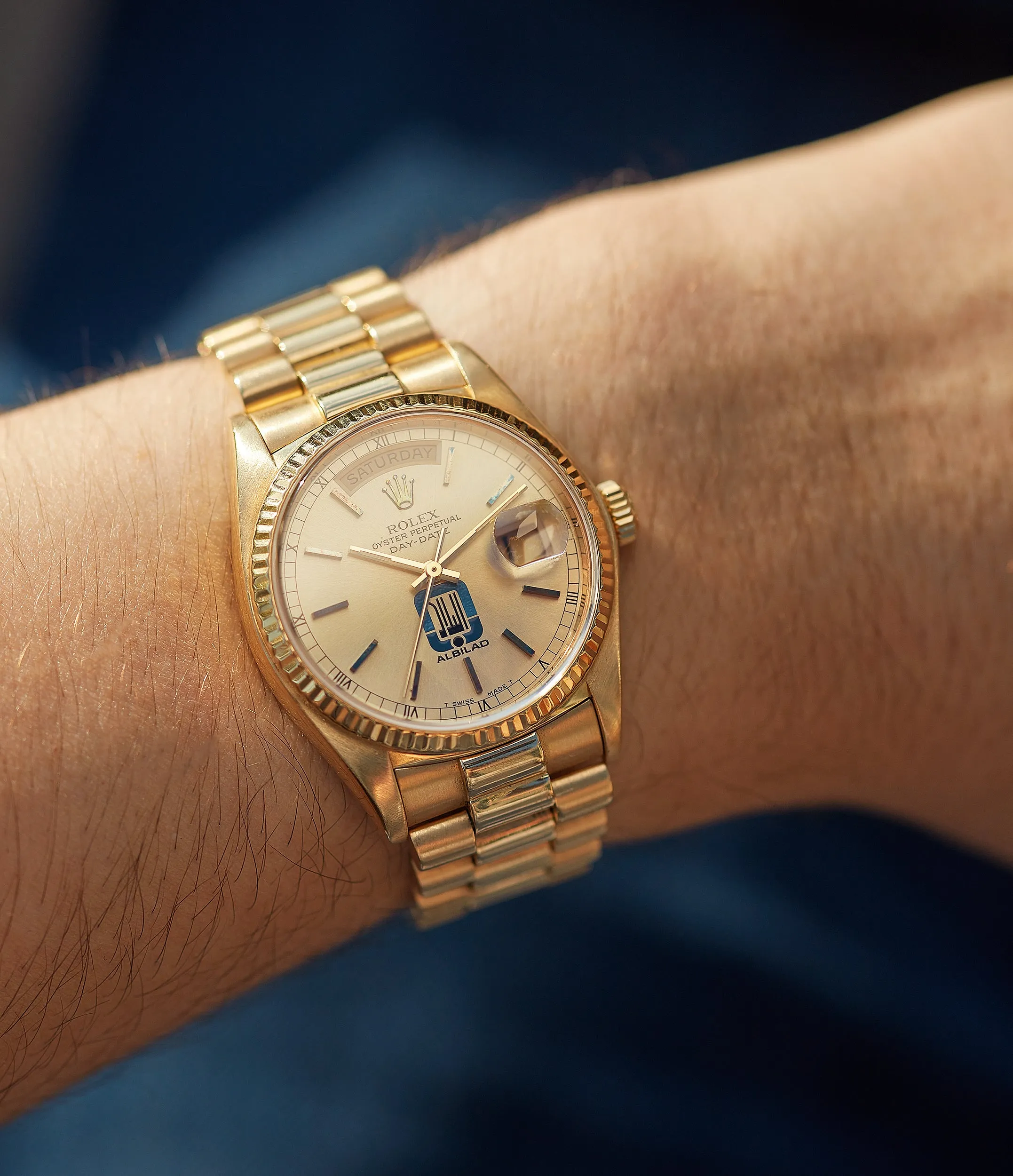 Rolex Day-Date 18038 | “Albilad” | Yellow Gold