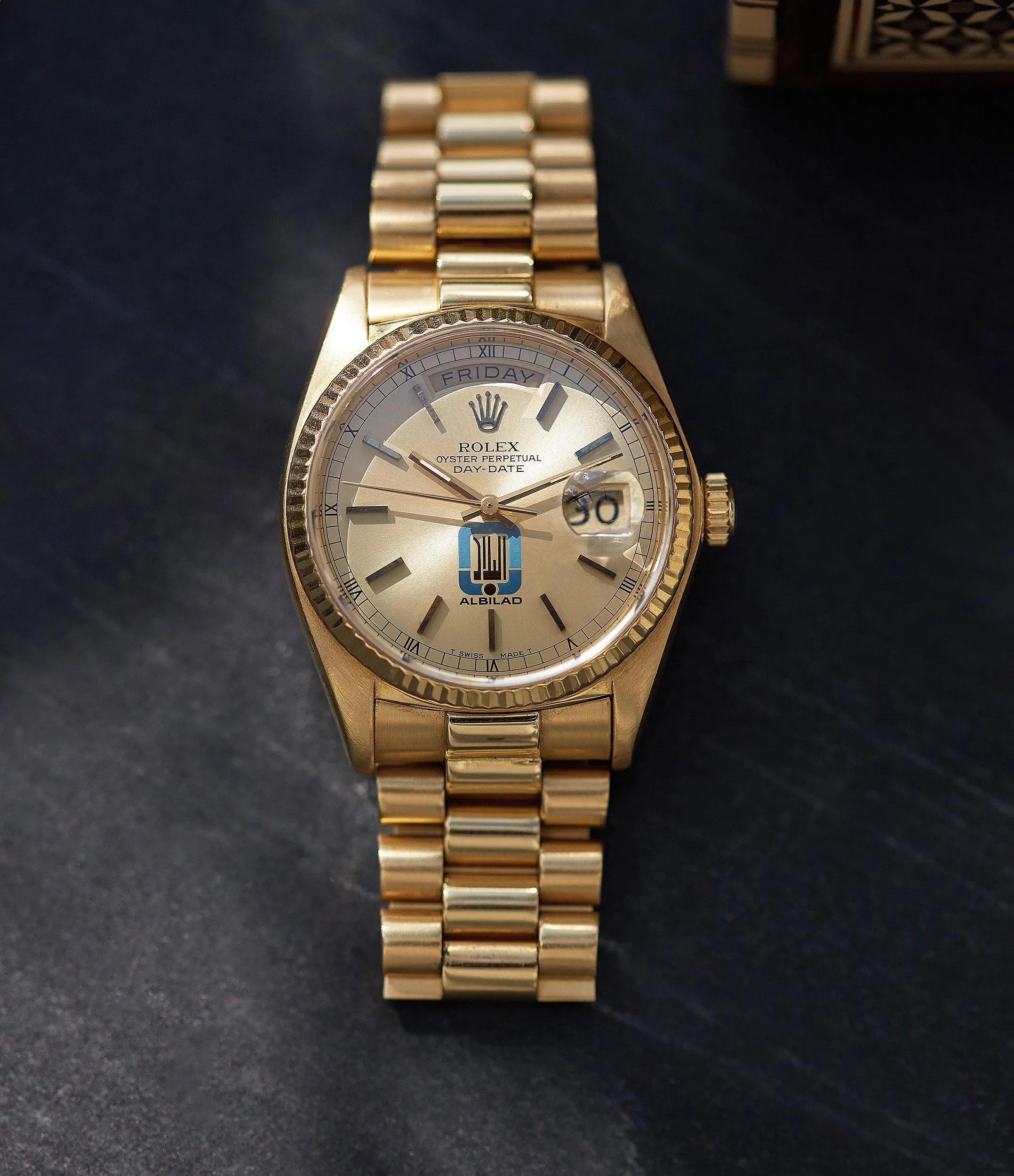 Rolex Day-Date 18038 | “Albilad” | Yellow Gold