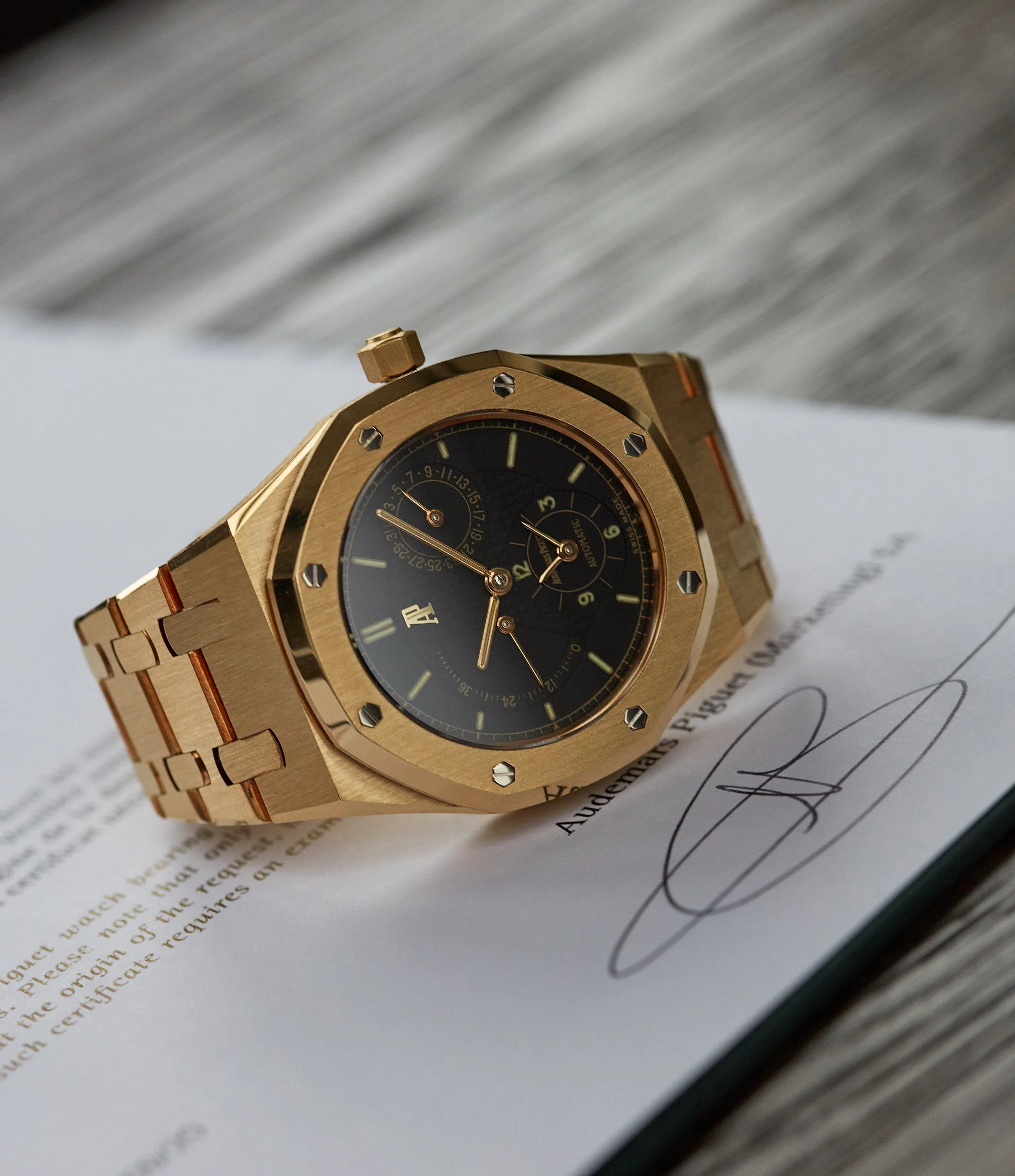 Royal Oak Dual-Time | 25730BA | Yellow Gold