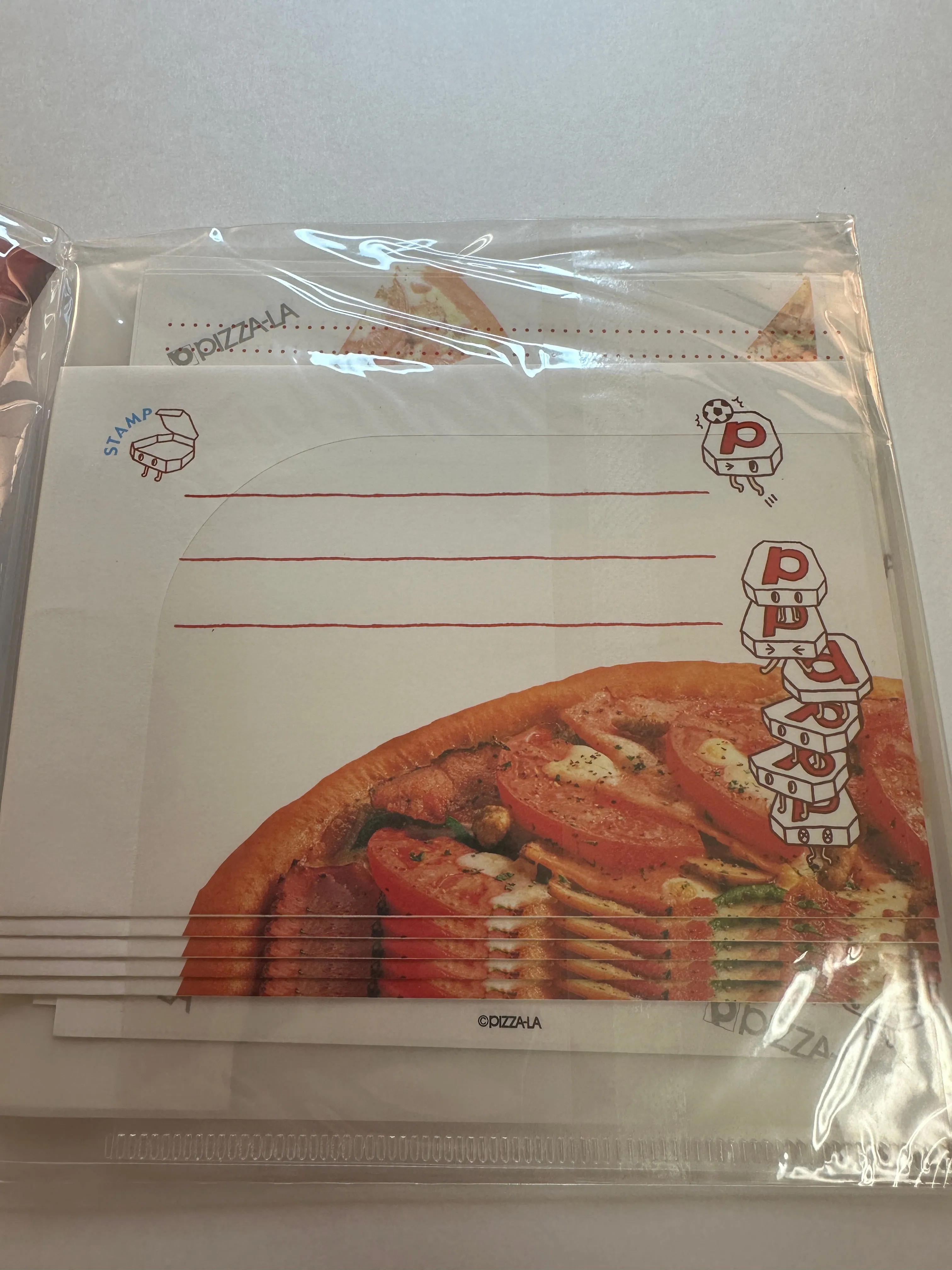 Sakamoto Vintage Pizza-La Rare Folder Letter Set